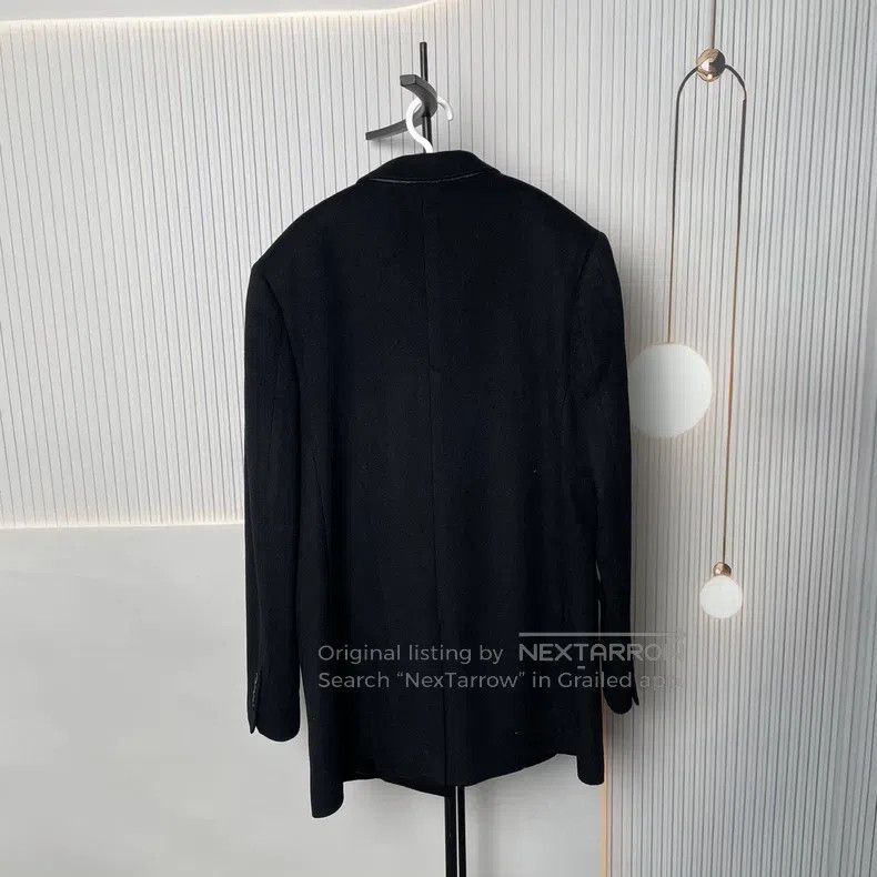 Givenchy Givenchy Size50 Cashmere Tweed Jacket (Black, Size 50) Size US M / EU 48-50 / 2 - 2 Thumbnail