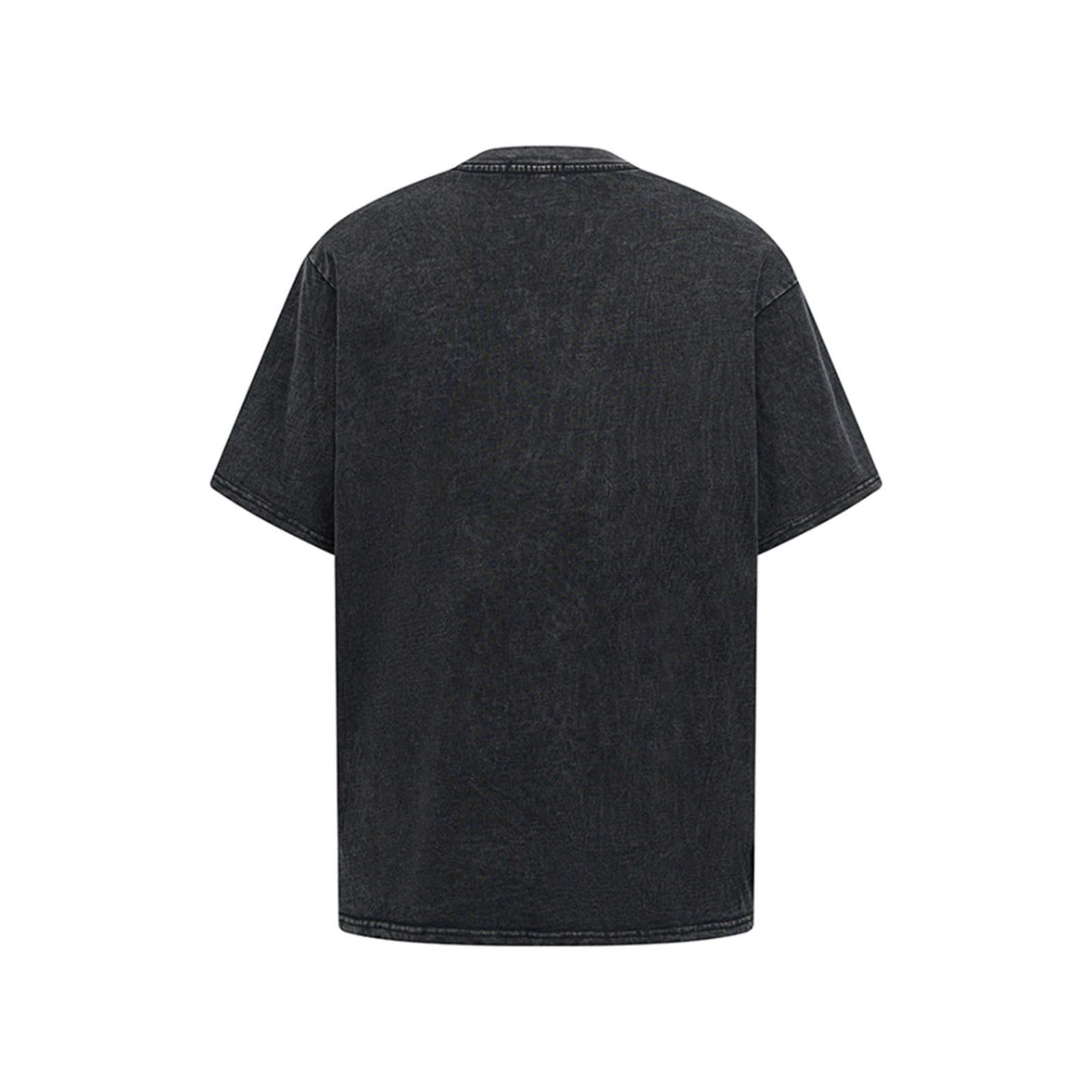 Japanese Brand Black Graphic Print Oversized Men's T-Shirt Size US M / EU 48-50 / 2 - 2 Thumbnail