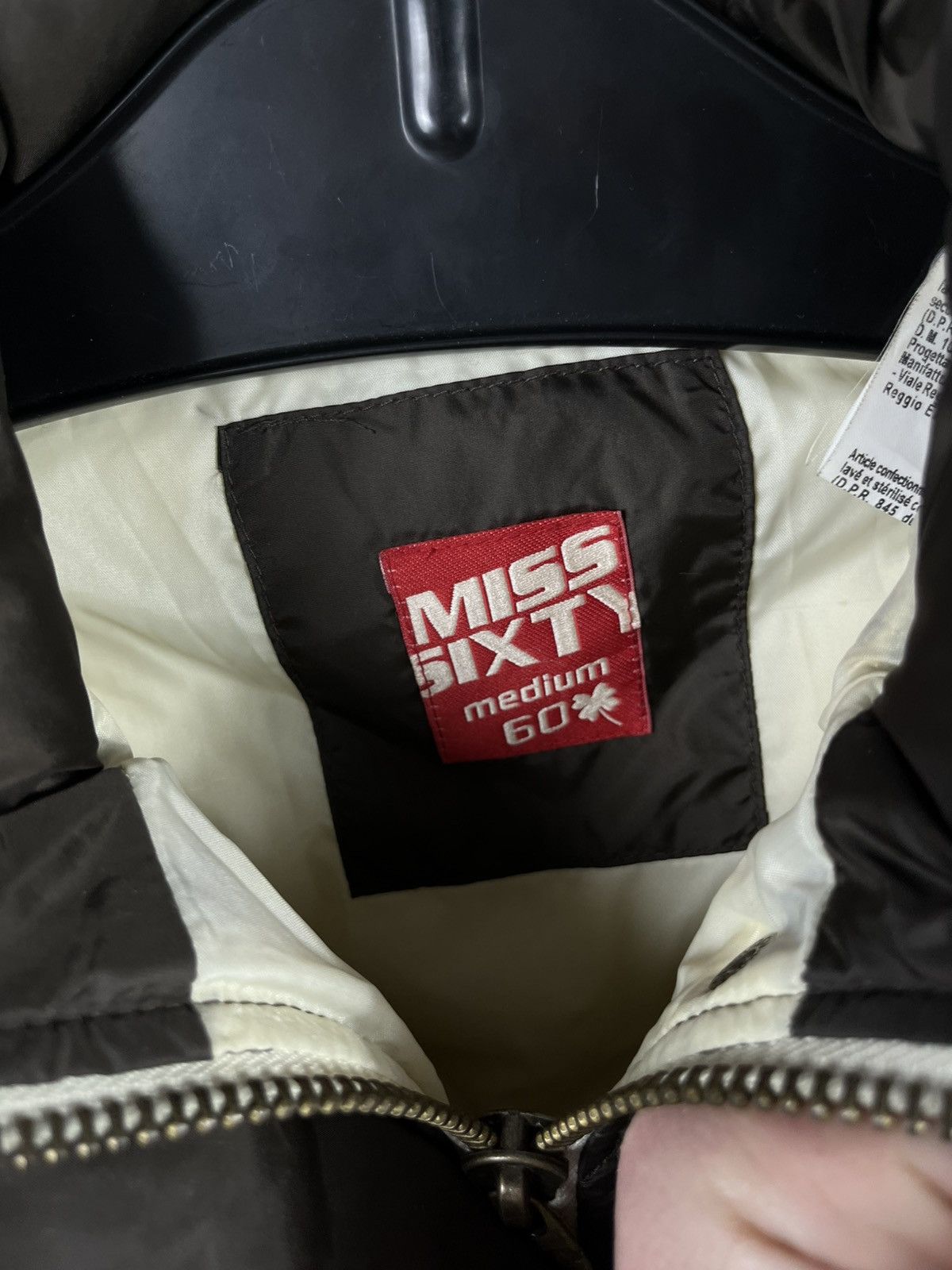 Miss Sixty Miss Sixty Women’s Puffer Jacket Brown Quilted Zip Up XS Size XS / US 0-2 / IT 36-38 - 4 Thumbnail