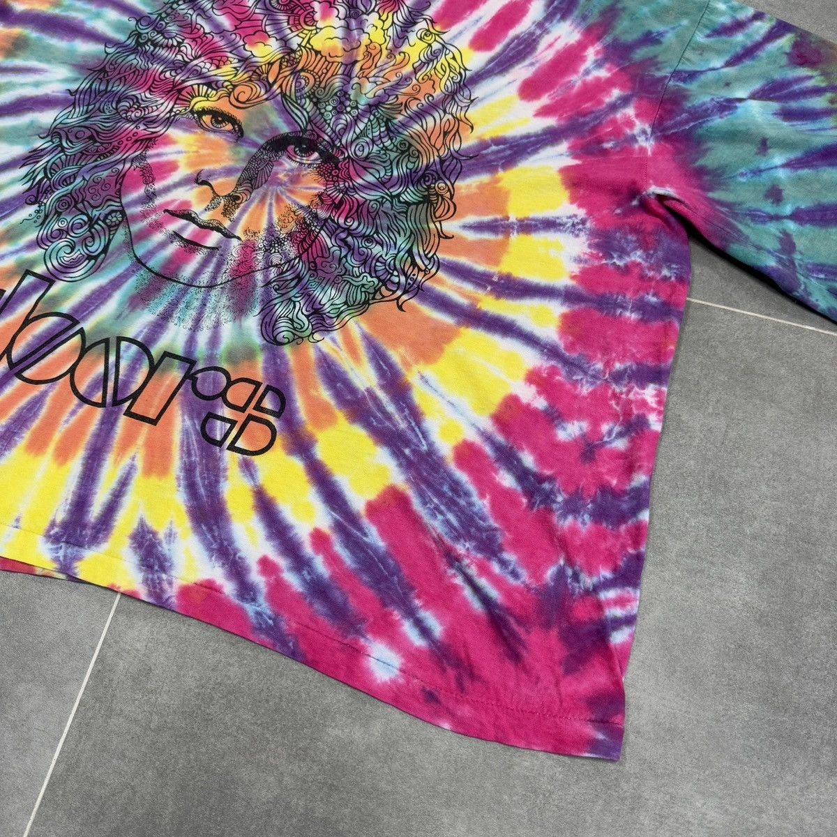 Band Tees × Droors Doors Tie Dye Oversized T-Shirt Size XL Size US XL / EU 56 / 4 - 6 Thumbnail