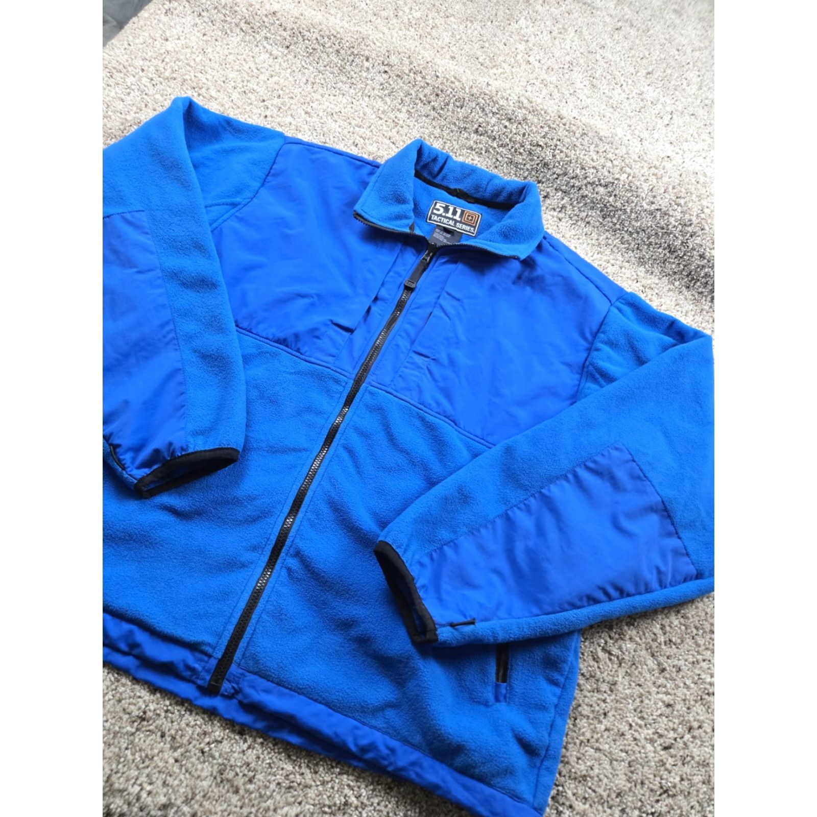 Vintage 5.11 Tactical Jacket Mens XL Blue Heavy Fleece Full Zip Pockets Liner 48073 Size US XL / EU 56 / 4 - 2 Thumbnail