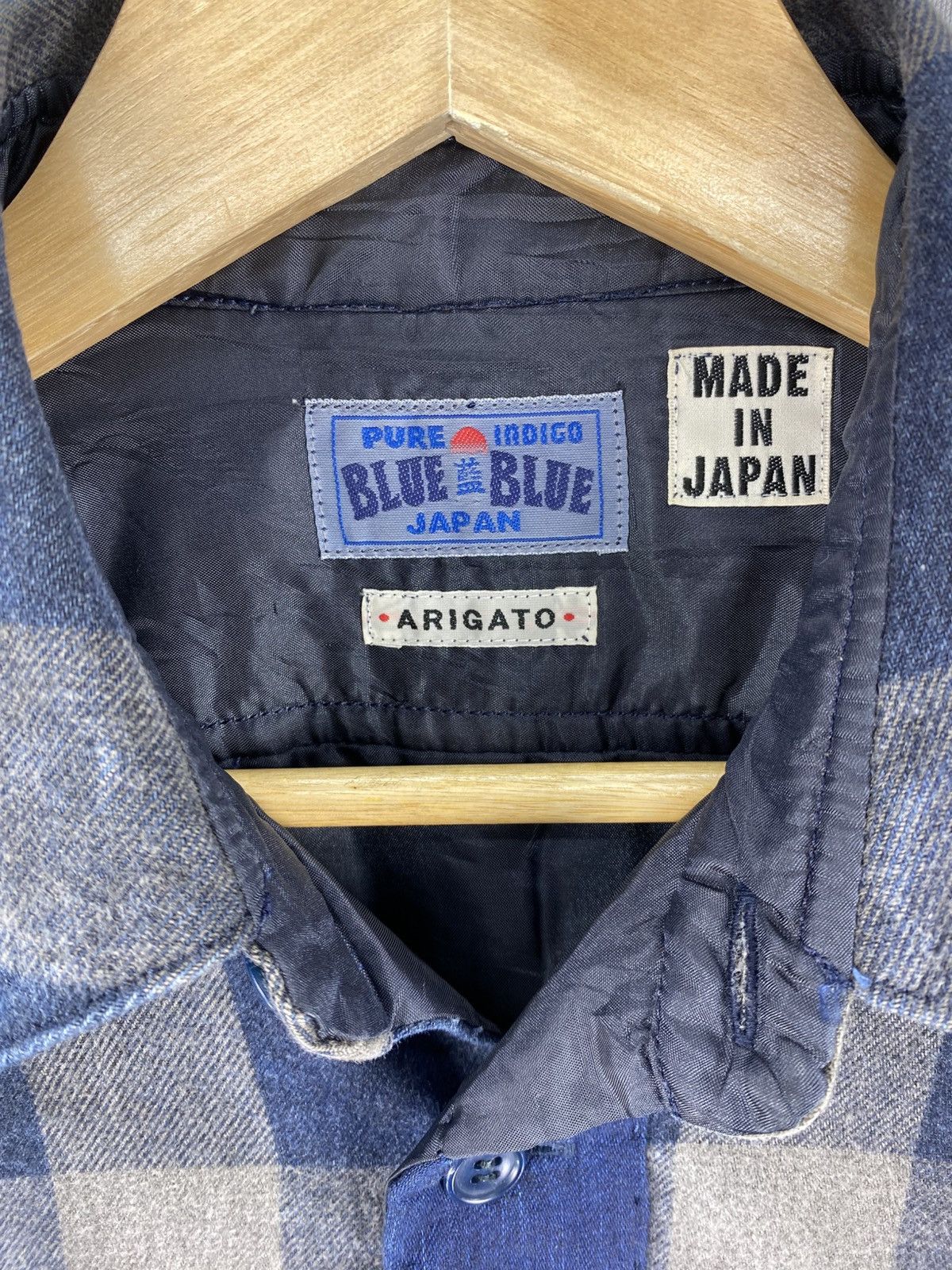 Blue Blue Japan Vintage Flannel Checkered By Blue Blue Japan Size US M / EU 48-50 / 2 - 11 Thumbnail