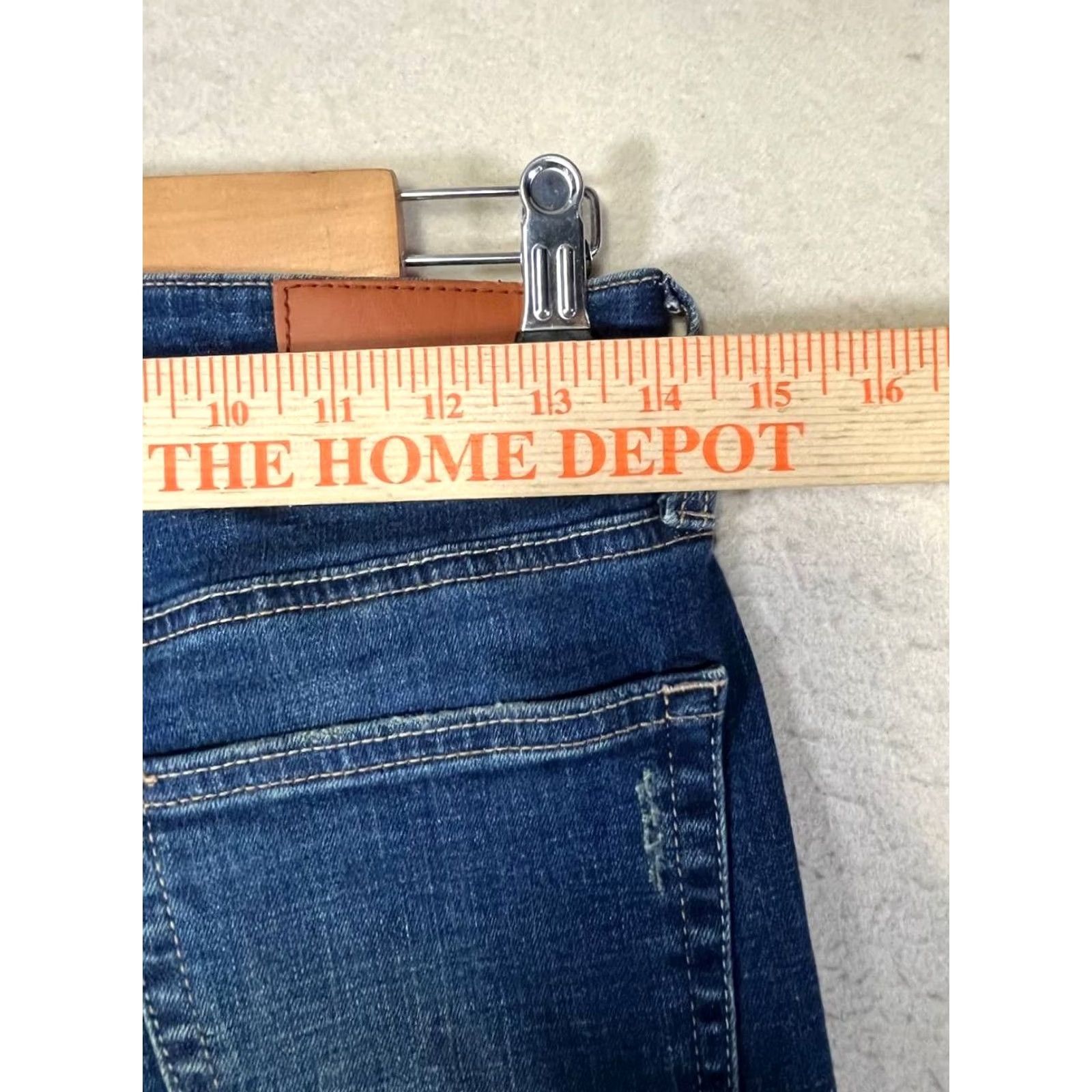 Lucky Brand Lucky Brand Womens Skinny Jeans 4 High Rise Bridgette Blue Denim Pants 27 Size 27" / US 4 / IT 40 - 3 Thumbnail