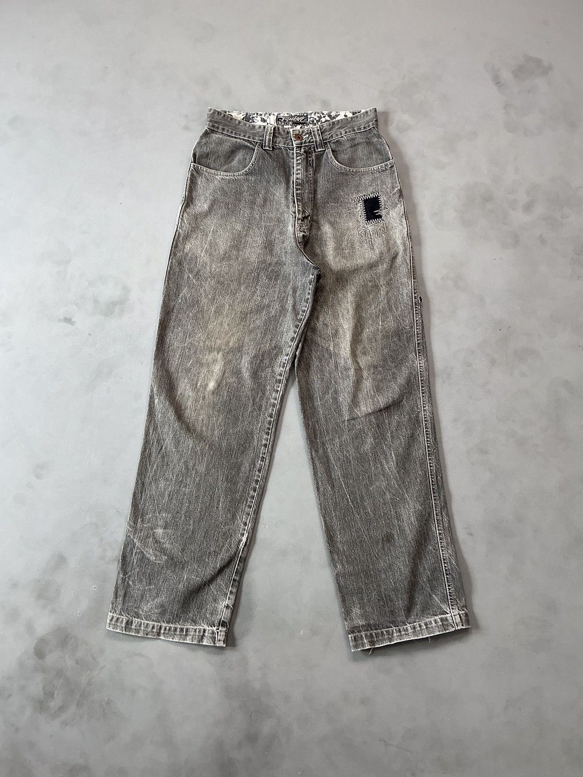 Other Vintage hip hop embroidered denim Size US 30 / EU 46 - 2 Thumbnail