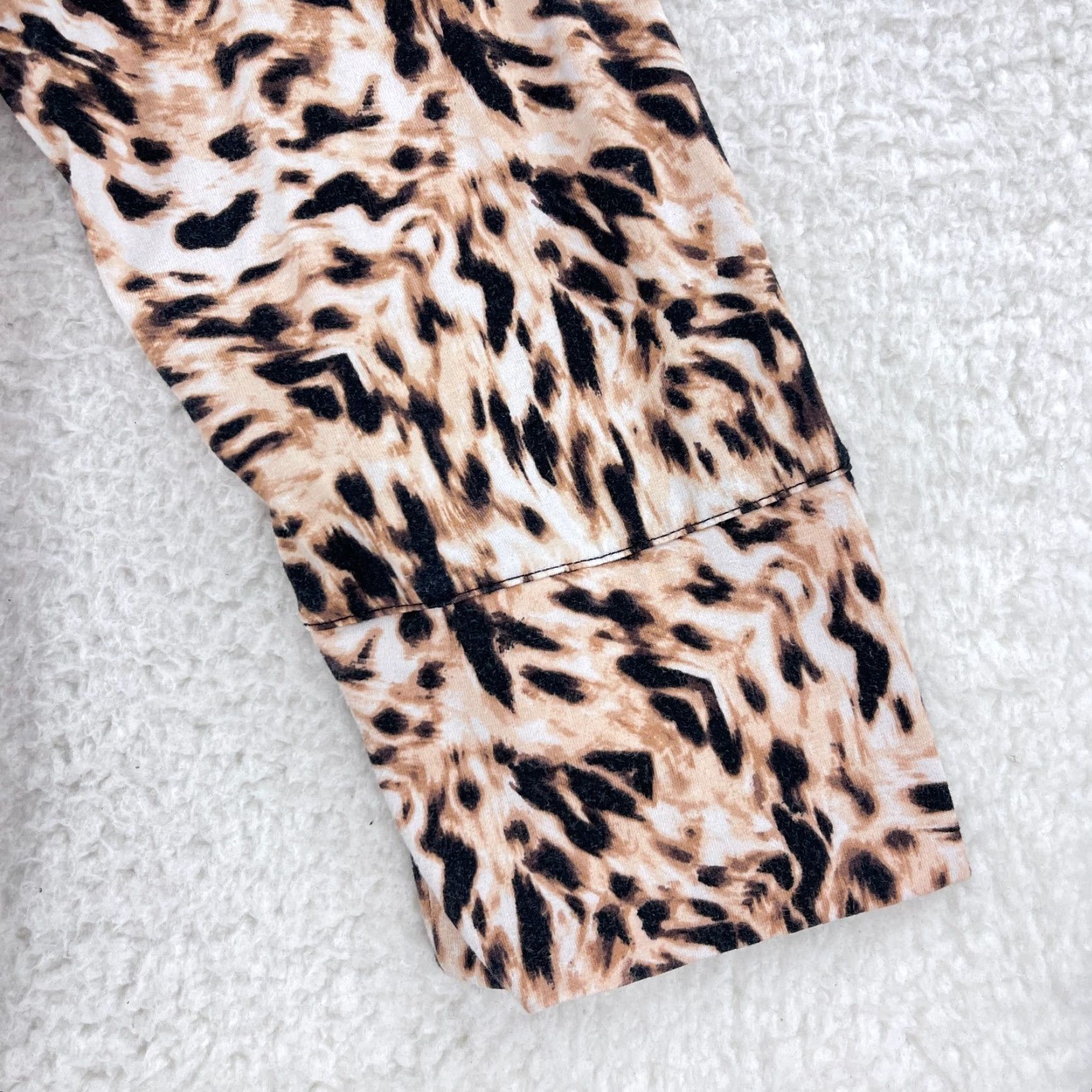 Vintage Soma Brown Animal Print Long Sleeve Pajama Dress Womens Pullover Size XXLarge Size XXL / US 16-18 / IT 52-54 - 6 Thumbnail