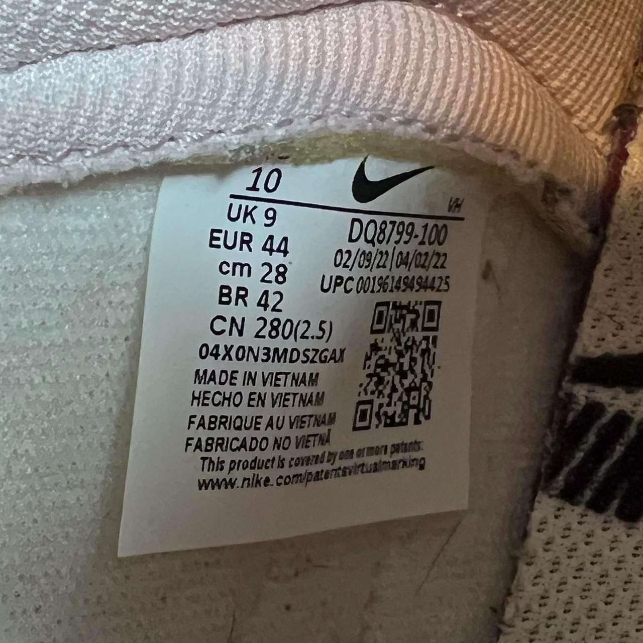 Nike Nike Dunk 1985 High Barely Rose Pink Denim Summit White 10 Size US 10 / EU 43 - 6 Thumbnail