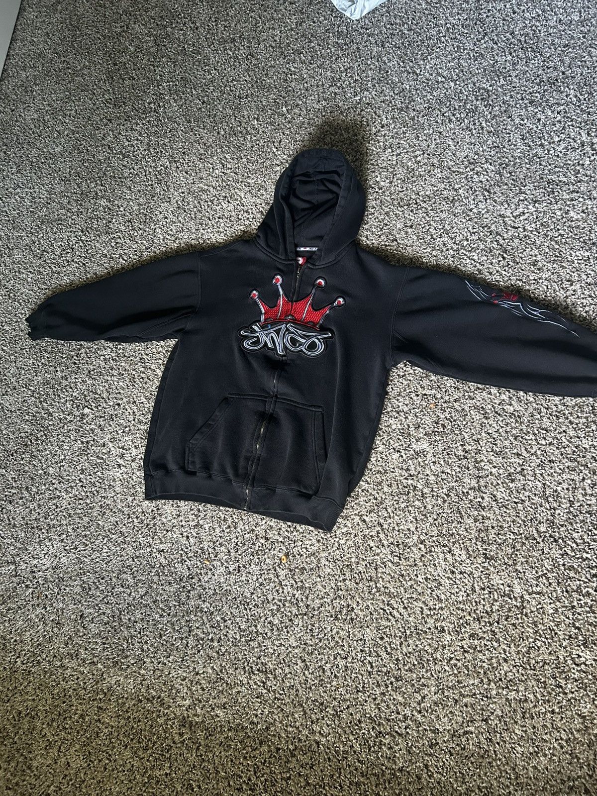 JNCO Black and red JNCO zip up vintage grail Size US XXS / EU 40 - 3 Thumbnail