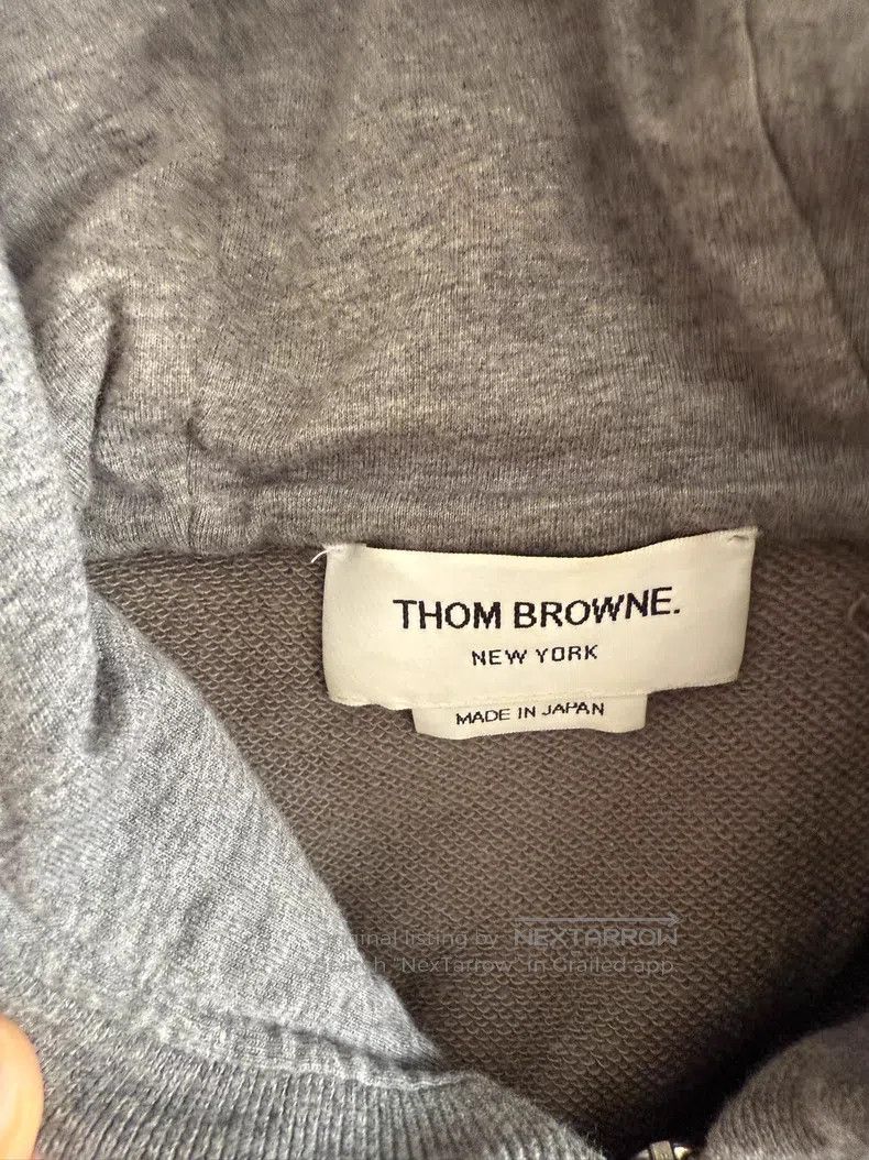 Thom Browne Thom Browne Hooded Sweatshirt Size US L / EU 52-54 / 3 - 2 Thumbnail