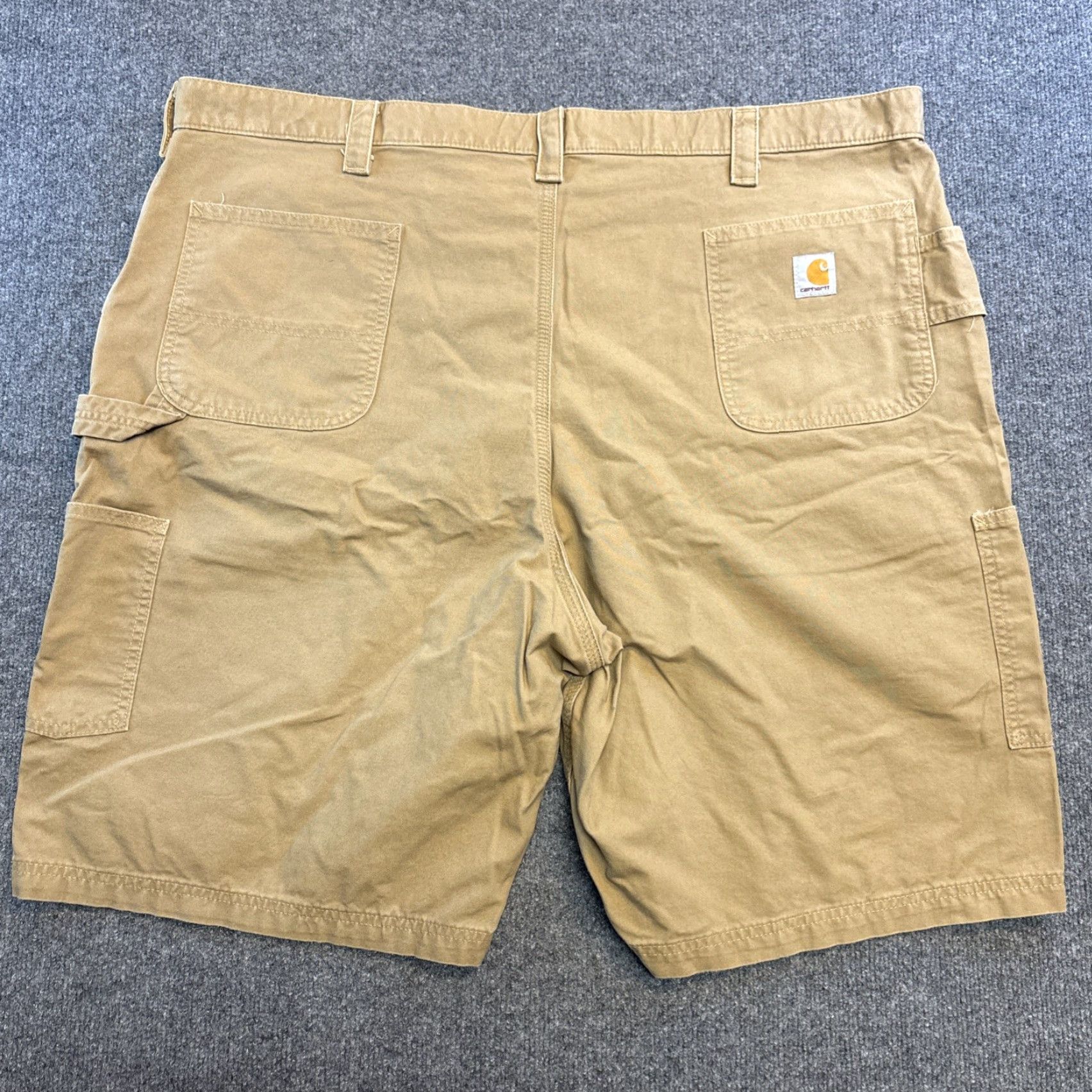 Carhartt Carhartt Shorts Mens Size 48 Beige Canvas Carpenter Cargo Workwear B147 DKH Size US 32 / EU 48 - 6 Thumbnail