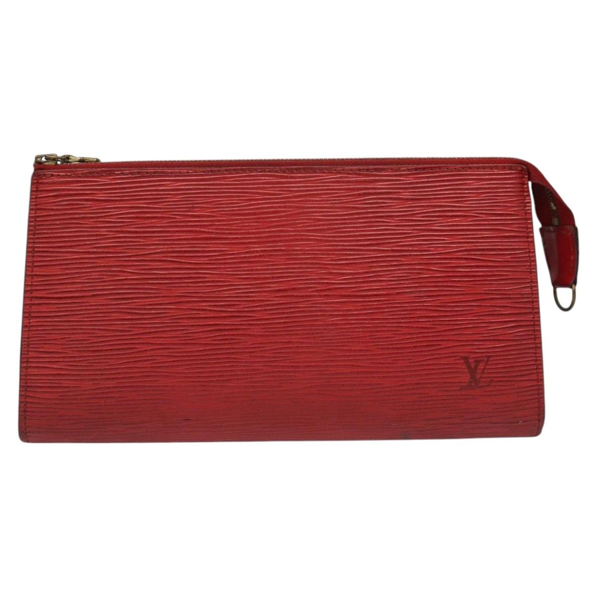 Pochette Accessoire Red Leather Handbag (Pre-Owned)