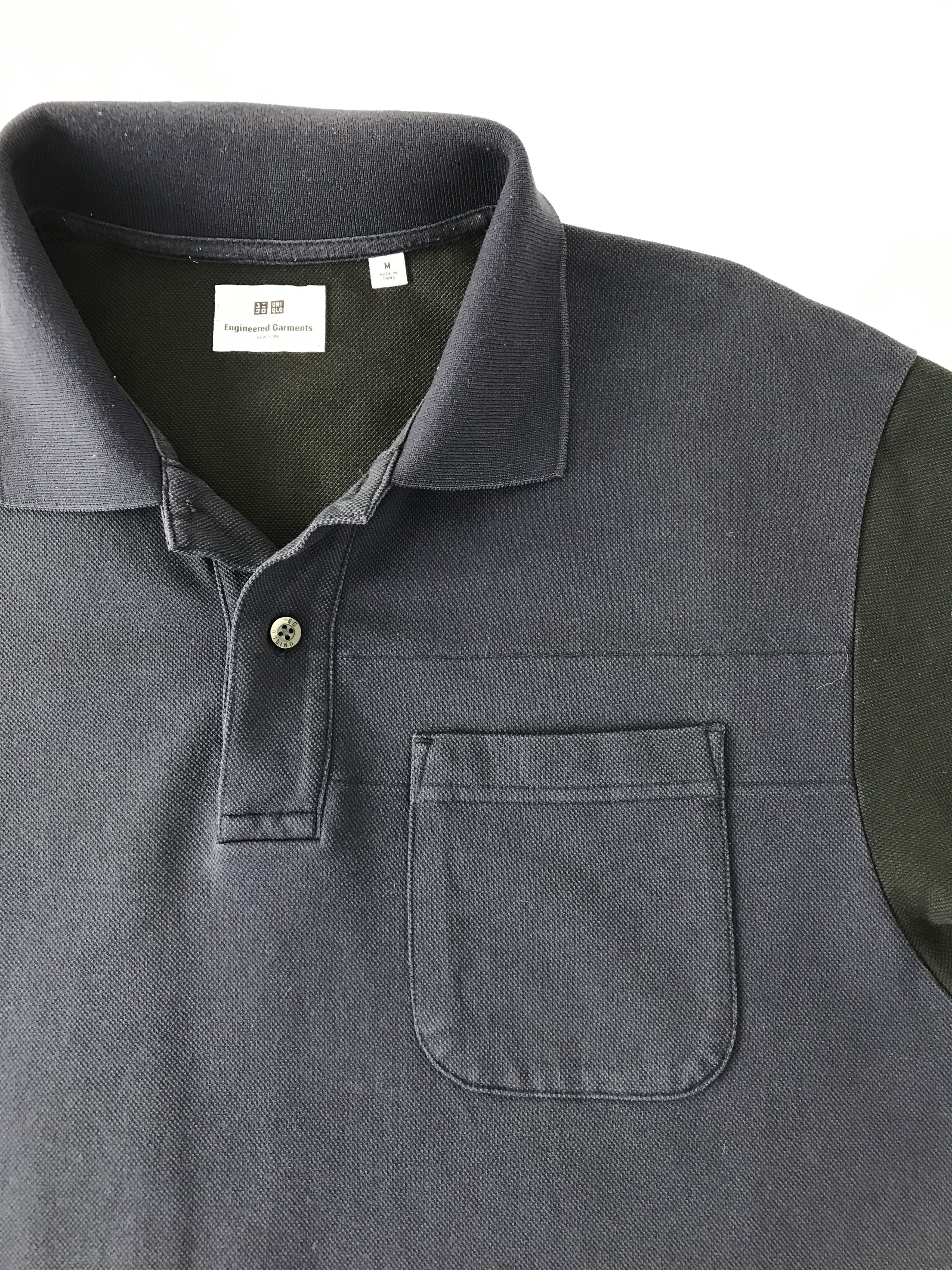 Engineered Garments Uniqlo X Engineered Garments Two Tones Colour Polo Shirt Size US M / EU 48-50 / 2 - 4 Thumbnail