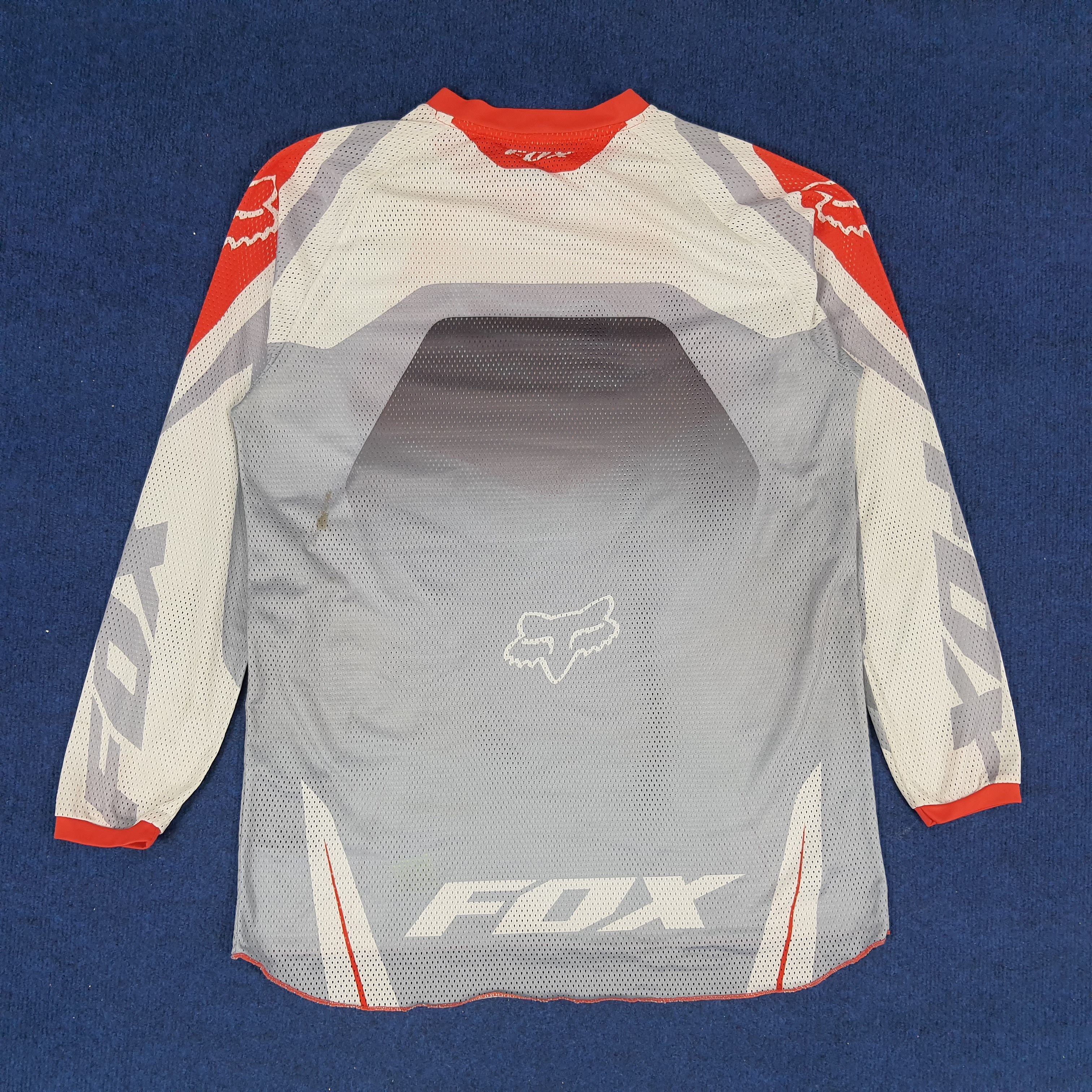 Fox Racing × Vintage Vintage Fox Racing Motor Cross Sports Long Sleeve Jersey Size US L / EU 52-54 / 3 - 3 Thumbnail