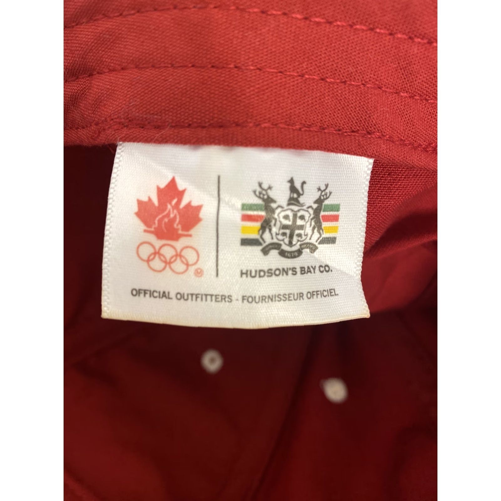 Vintage VINTAGE Hudson's Bay Canada Unisex Baseball Cap Hat Red Adjustable Cotton Summer Spring Fall Size ONE SIZE - 8 Thumbnail