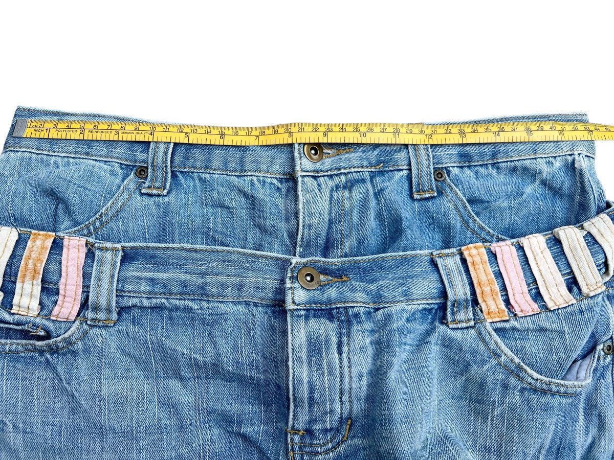 Japanese Brand Japanese Brand Double Waist Denim Jeans 34x32.5 Size US 34 / EU 50 - 10 Thumbnail