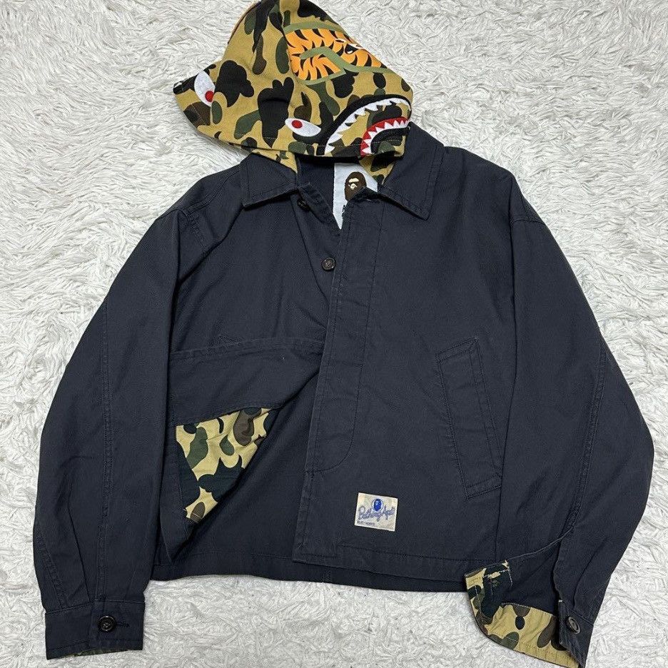 Bape 1st Camo Shark Hoodie Jacket Size ONE SIZE - 1 Thumbnail