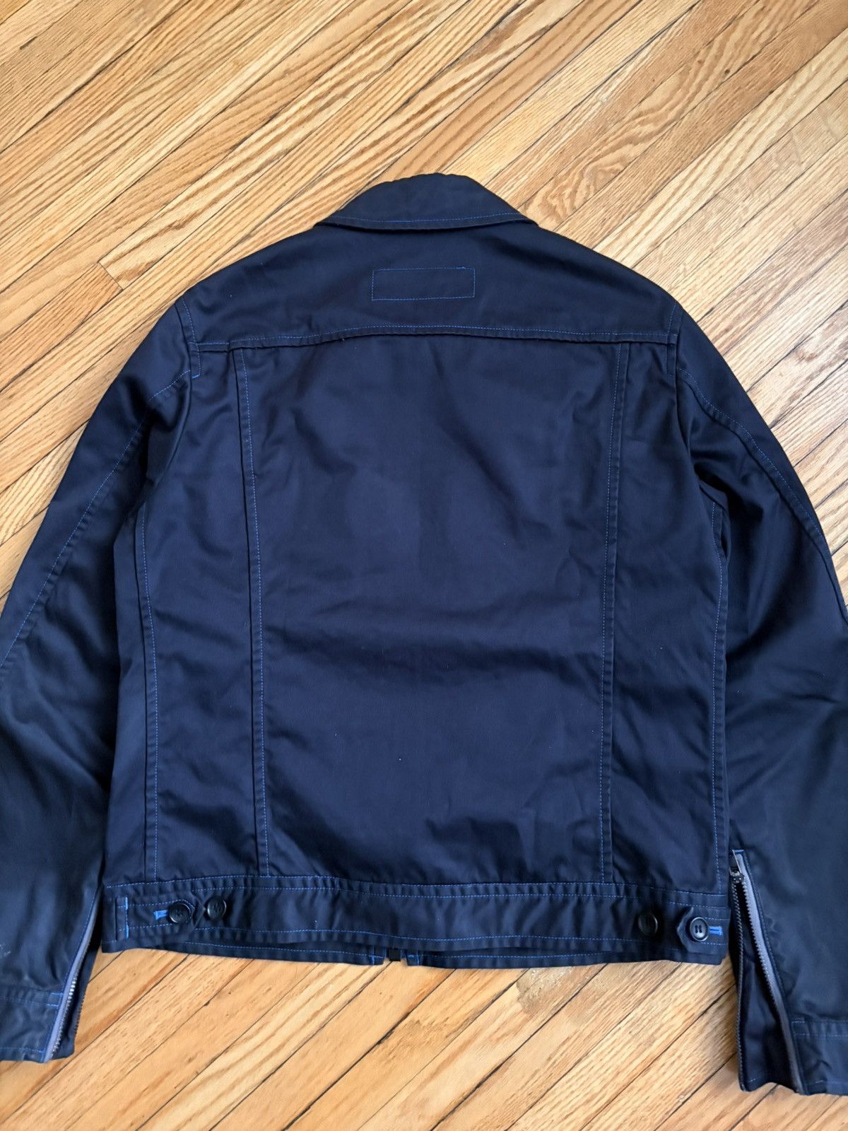 Comme des Garcons Homme Comme des Garcons Homme Blouson (Navy) Size US M / EU 48-50 / 2 - 6 Thumbnail