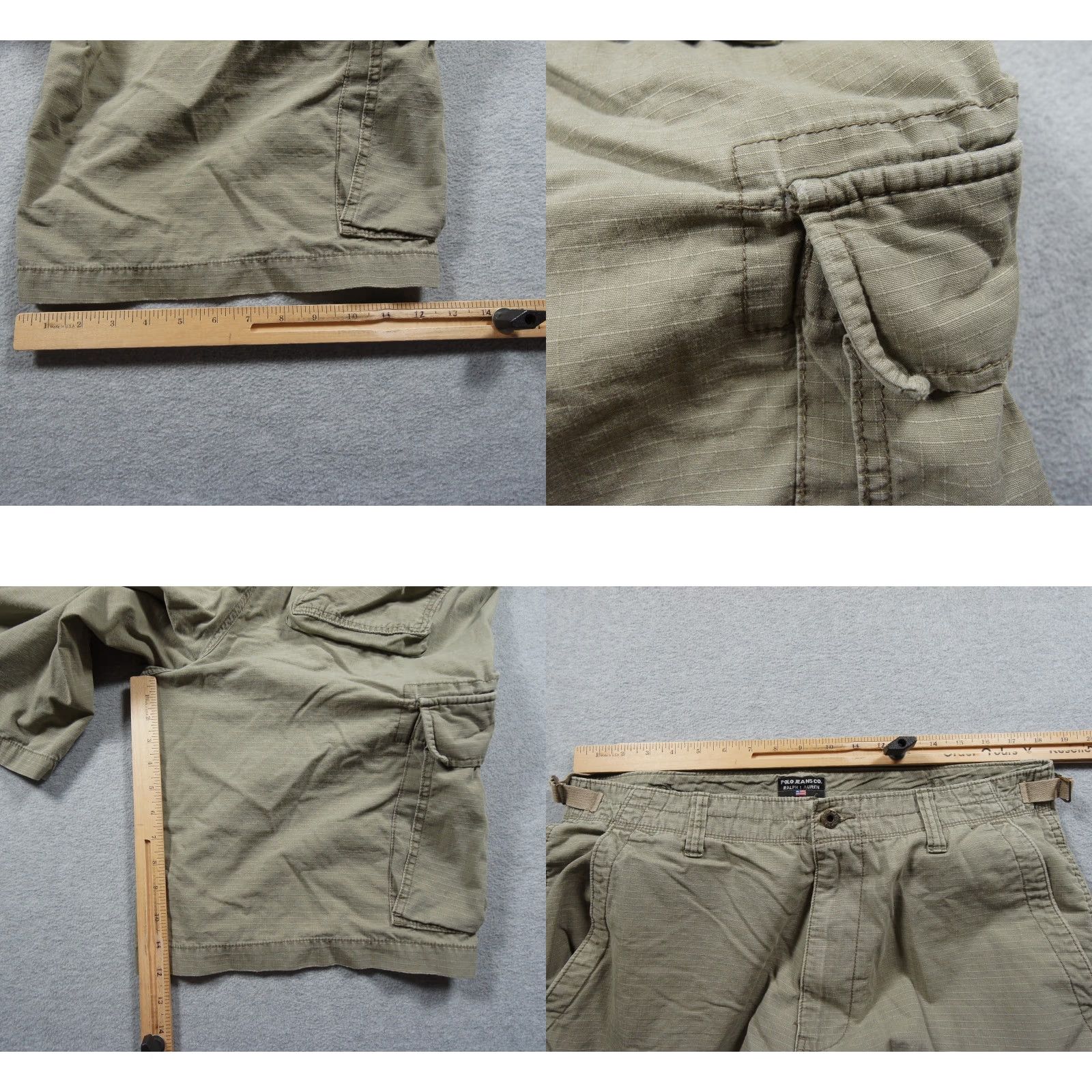 Polo Ralph Lauren Vintage Polo Jeans Ralph Lauren Shorts Mens 36 Green Cargo Ripstop Baggy Y2K Polo Ralph Lauren Shorts Mens 36 Green Cargo Ripstop Baggy Y2K Size US M / EU 48-50 / 2 - 8 Thumbnail