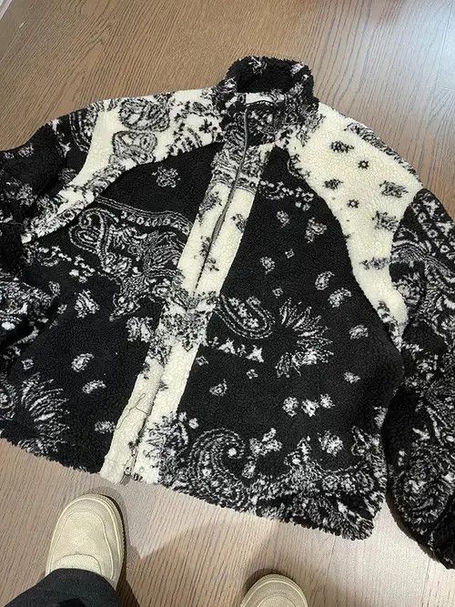 Other Paisley Bandana Full Zip Fleece Jacket Size US M / EU 48-50 / 2 - 3 Thumbnail