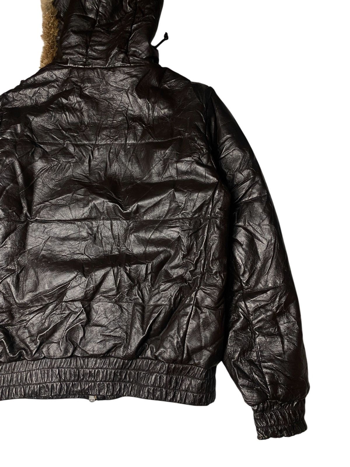 Le Grande Bleu (L.G.B.) 2000's Edifice Fur Pigskin Leather Jacket Size US M / EU 48-50 / 2 - 10 Thumbnail