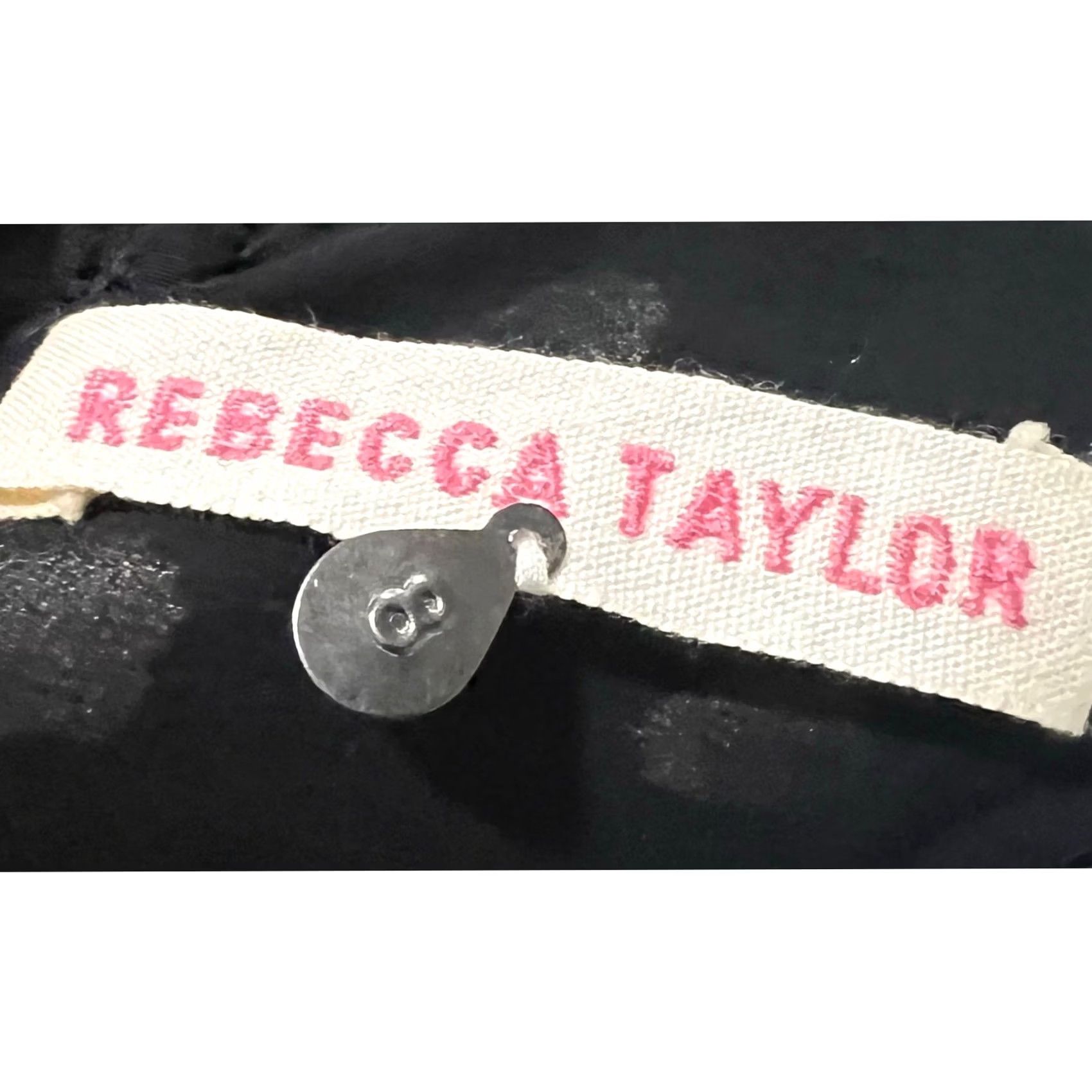 Rebecca Taylor Rebecca Taylor Black Polka Dot Silk Sleeveless Dress Racerback Women’s Size 8 Size M / US 6-8 / IT 42-44 - 7 Thumbnail