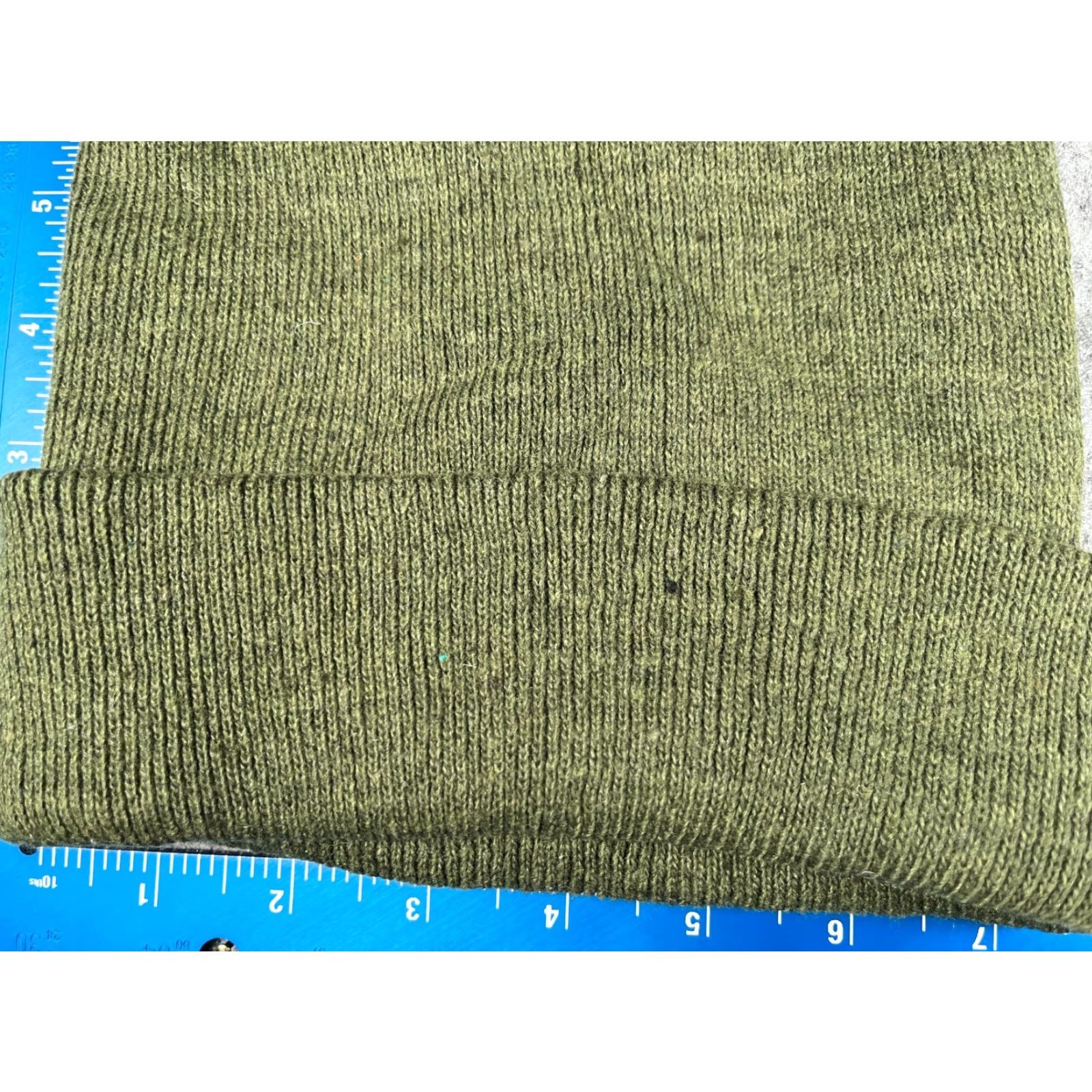Vintage Hat Chapeau Beanie Toque Adult One Size Green Polyester Blend Fleece Lined NEW Size ONE SIZE - 2 Thumbnail