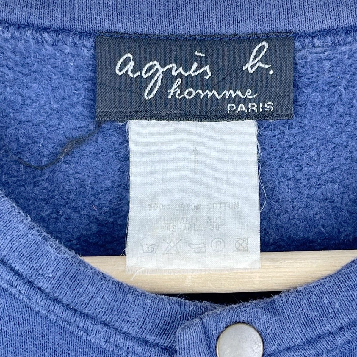 Vintage × agnes b. Vintage Agnes B Paris Homme Cardigan Size US M / EU 48-50 / 2 - 7 Thumbnail