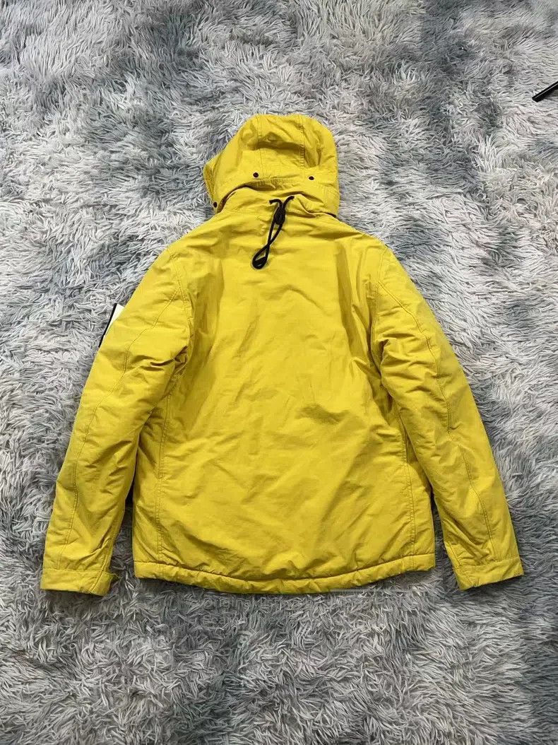 Stone Island Double Pocket Yellow Heated Cotton Jacket