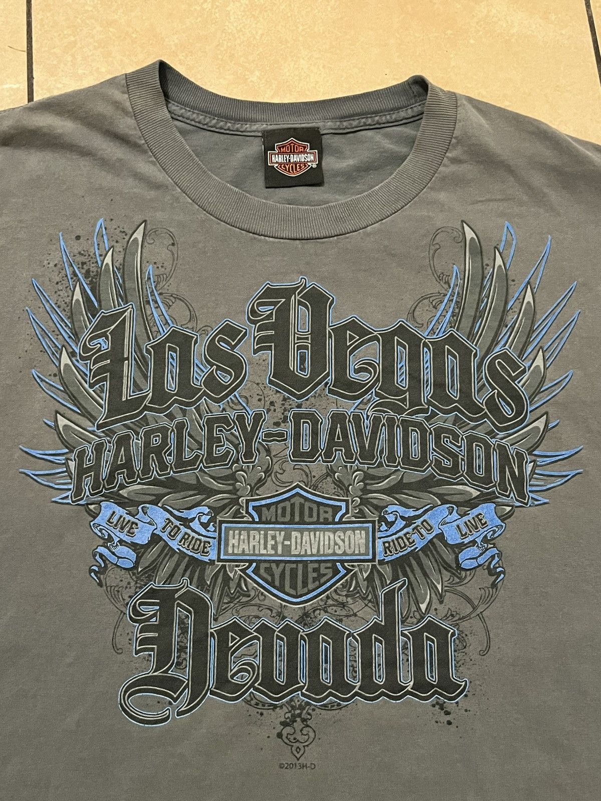Harley Davidson 2013 Harley Davidson Las Vegas Tee Size XXL Size US XXL / EU 58 / 5 - 2 Thumbnail
