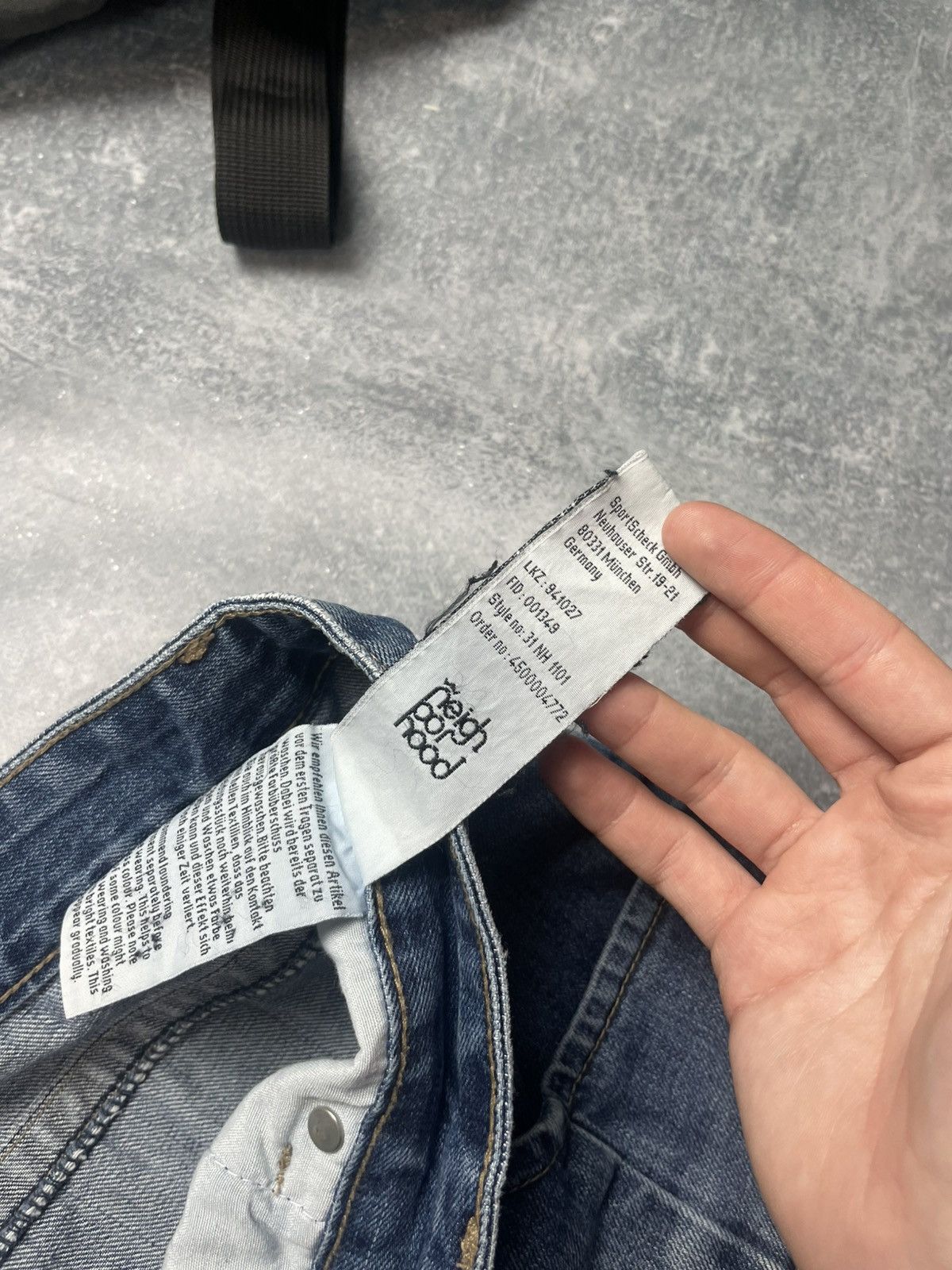 Neighborhood Rare Neighborhood 1997 streetwear denim blue jeans Size US 36 / EU 52 - 9 Thumbnail