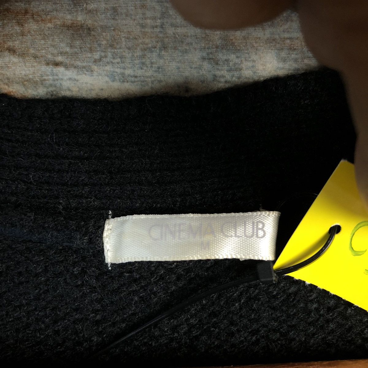 Homespun Knitwear DL Cinema Club Black Cardigan Knitwear #C573 Size US M / EU 48-50 / 2 - 9 Thumbnail