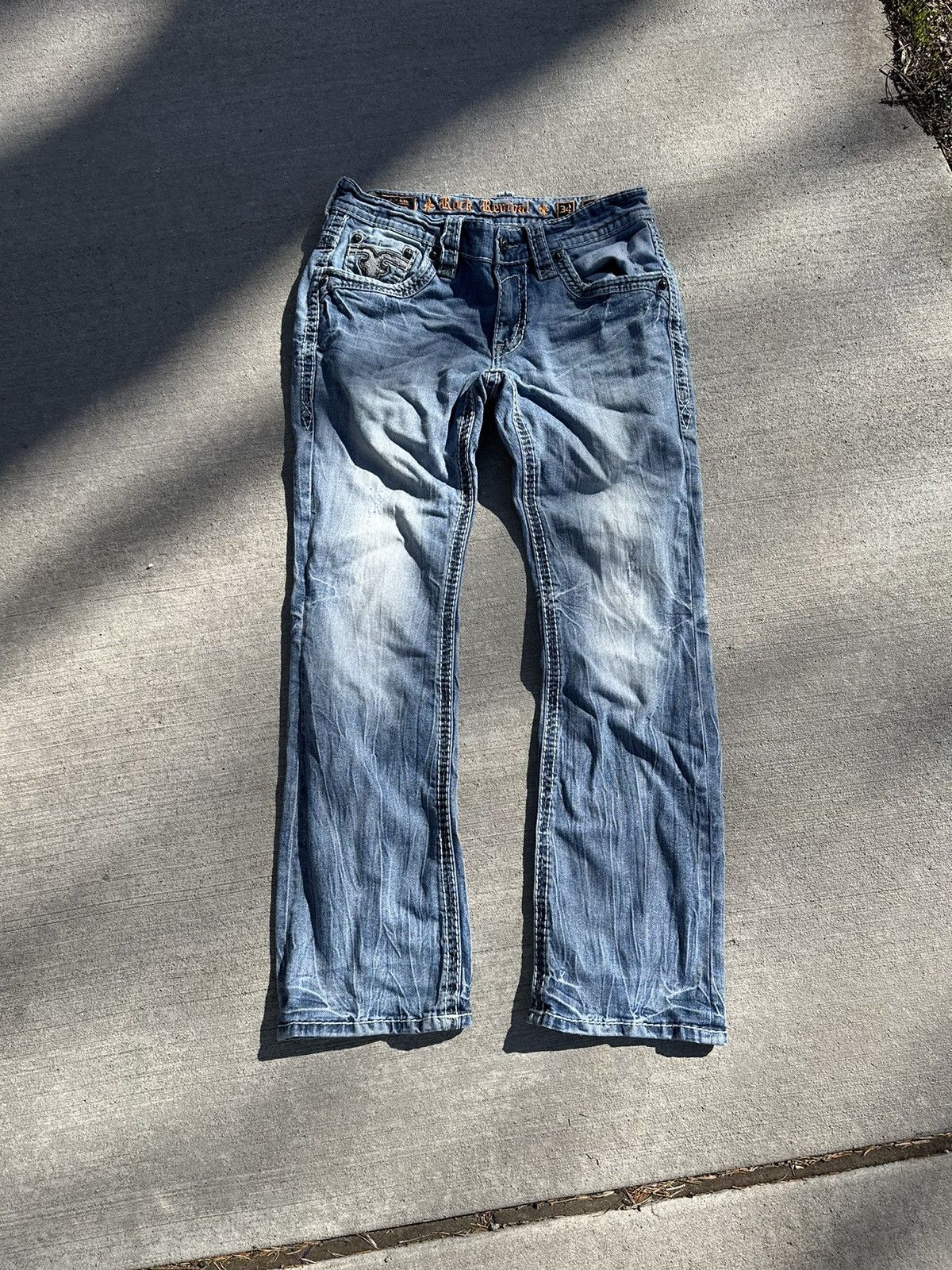Rock Revival Vintage Rock Revival Blue Denim mens 34 Size US 34 / EU 50 - 1 Thumbnail