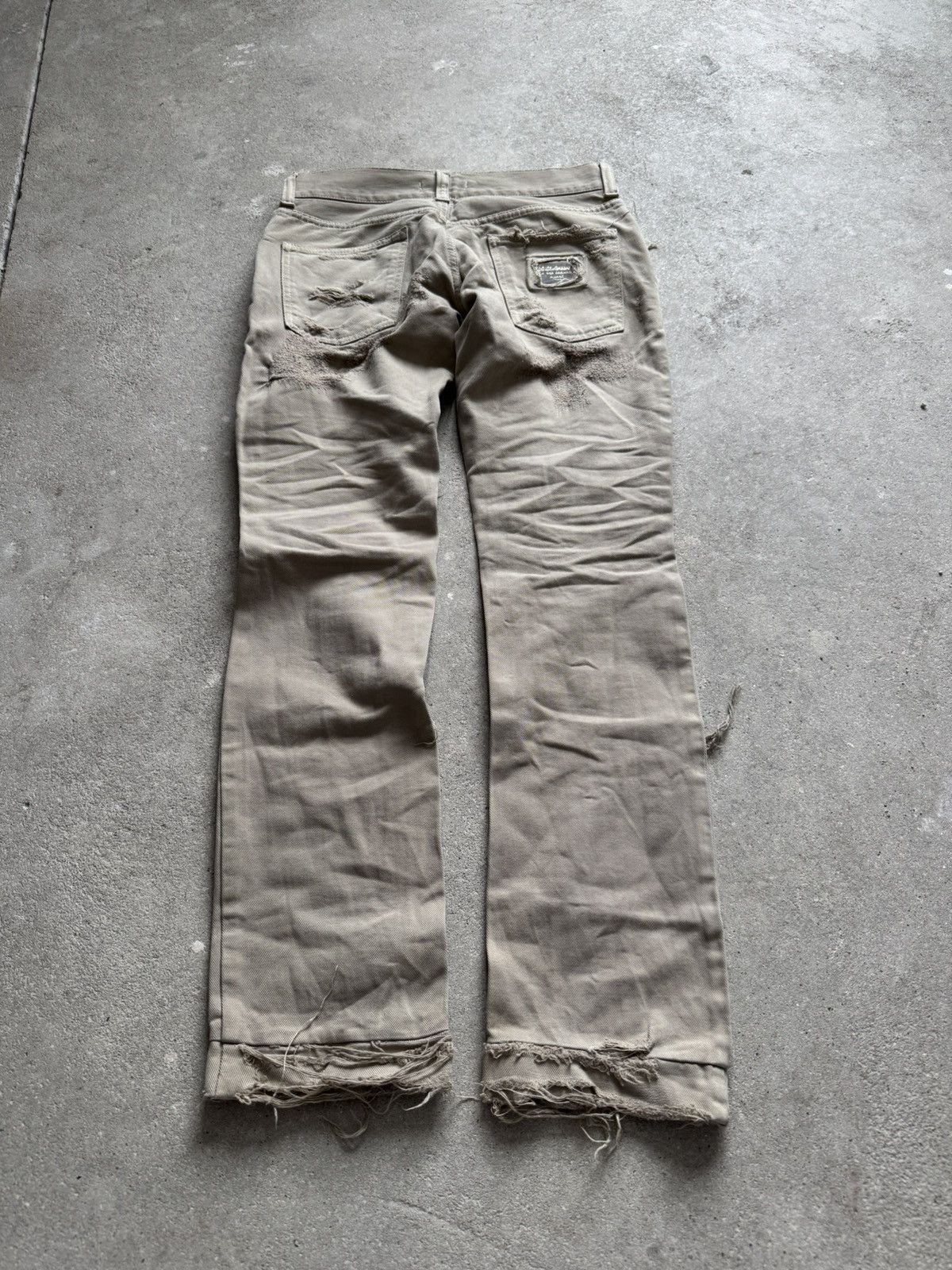 Dolce & Gabbana 2004 Dolce&Gabbana Distressed Ripped Jeans Size US 29 - 13 Thumbnail