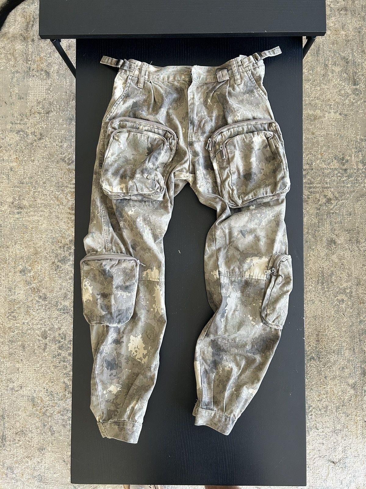 MNML Mnml Zipper Cargo Multipocket Pants Camo Size US 28 / EU 44 - 1 Thumbnail