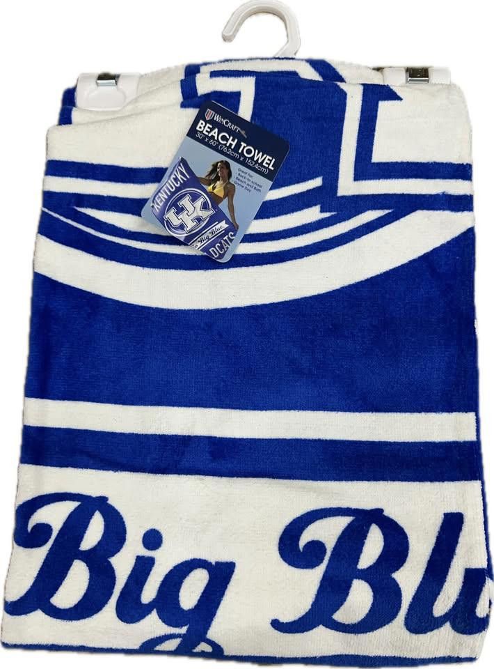 Designer Kentucky Wildcats Beach Towel Size ONE SIZE - 2 Thumbnail