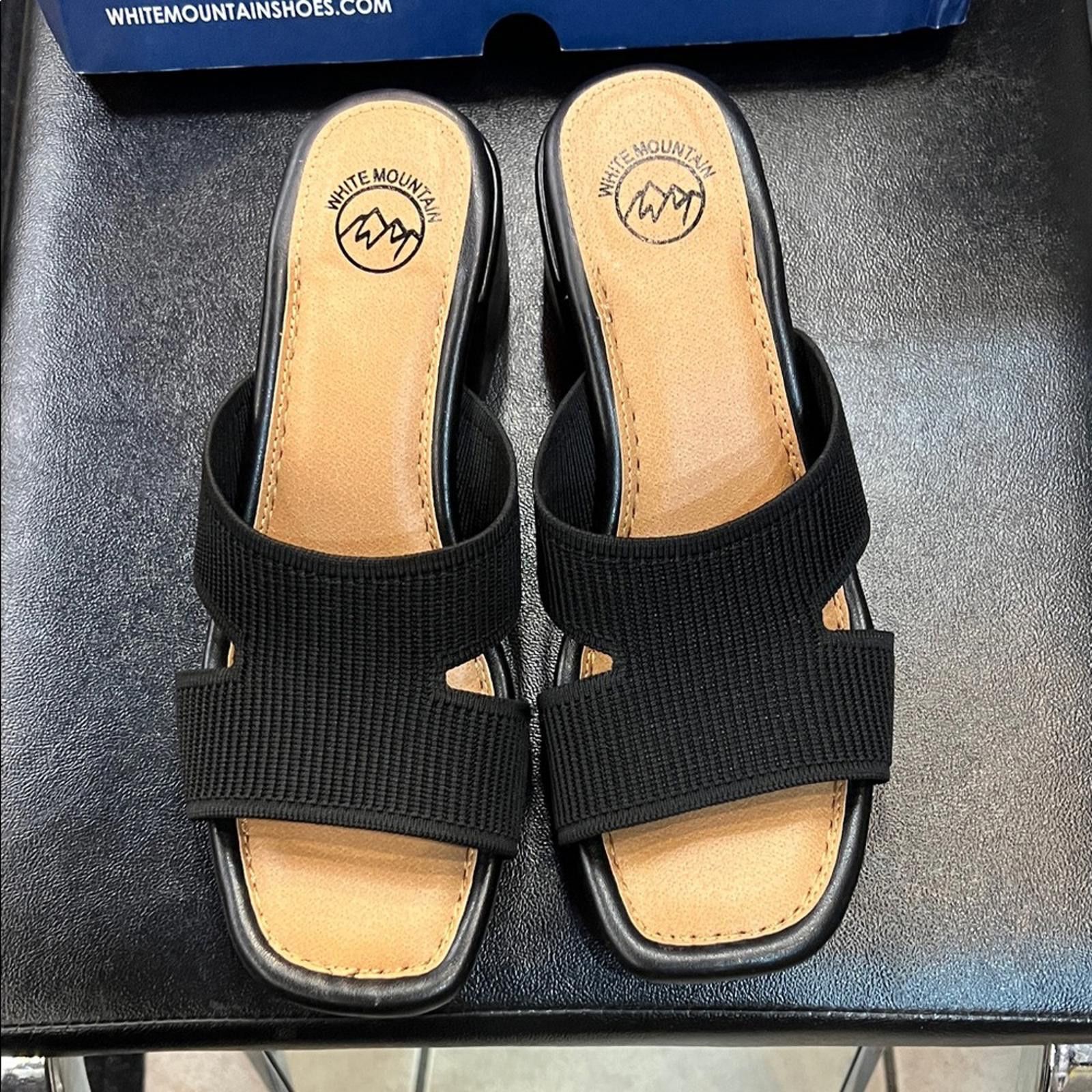 White Mountaineering White Mountain Black and Tan Women's Sandals Size US 9 / IT 39 - 1 Thumbnail