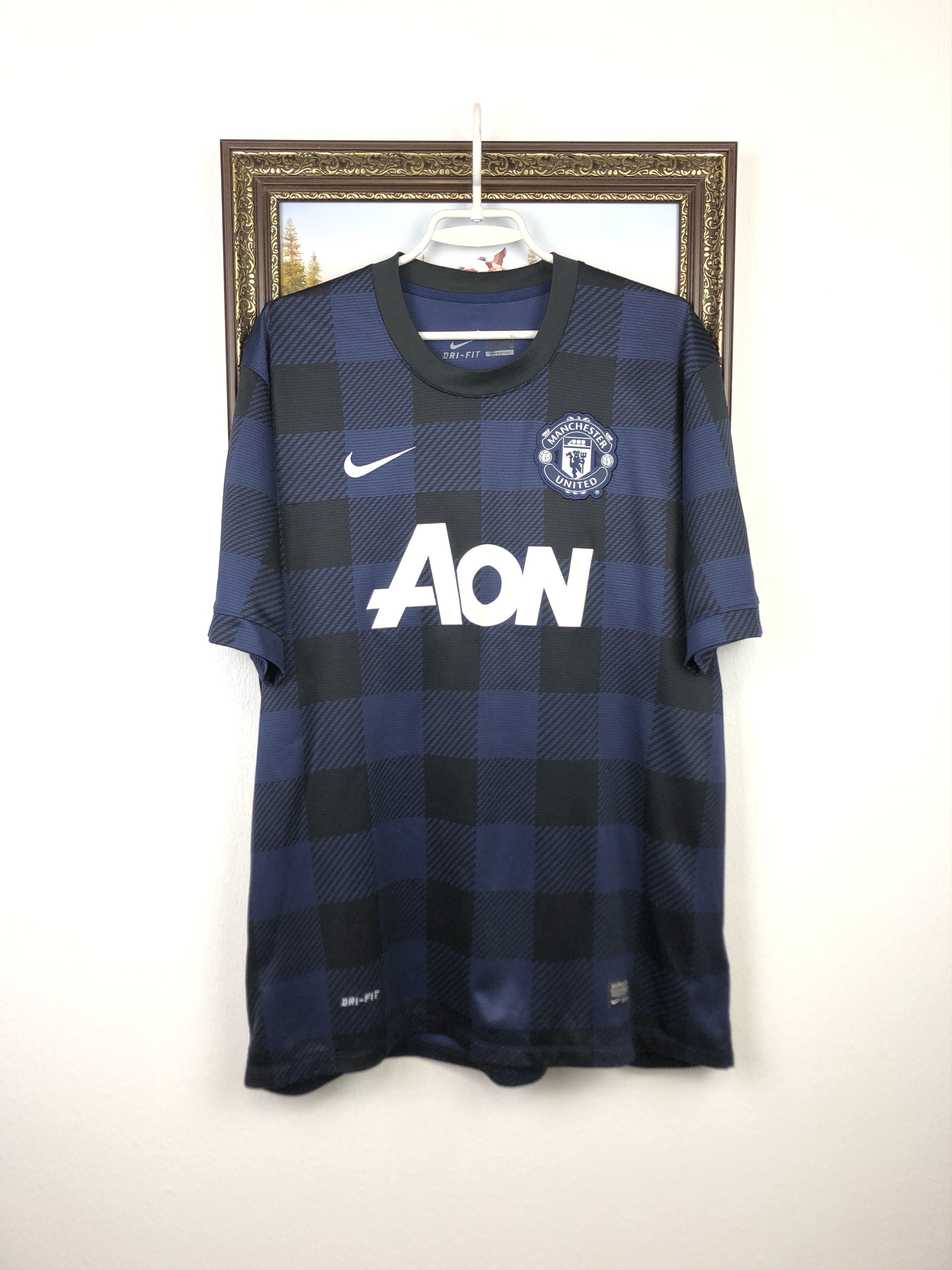 Nike Manchester United football shirt 2013 Soccer Nike Jersey Size US XL / EU 56 / 4 - 1 Thumbnail