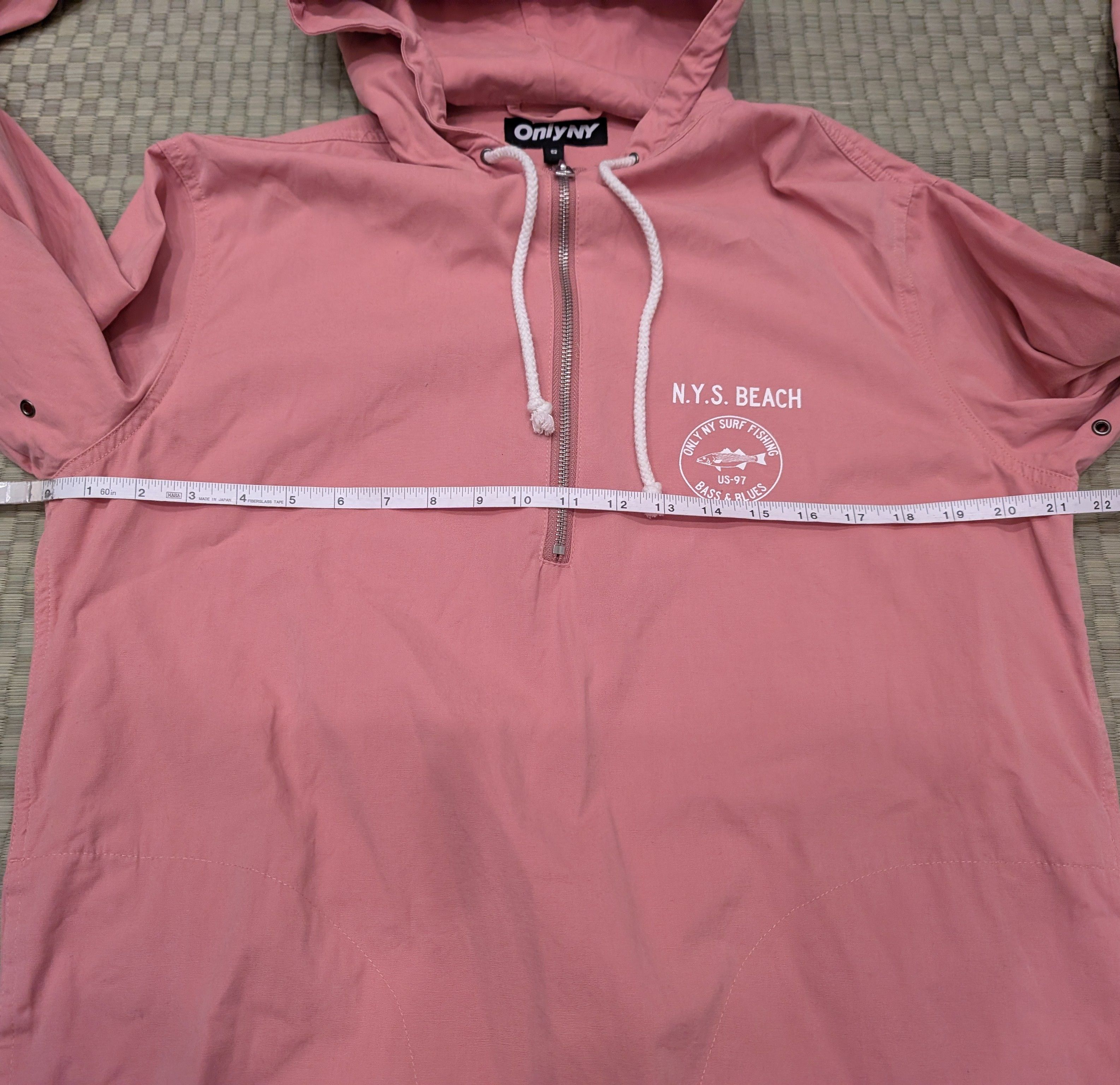 Only NY Only NY Light Beach Pullover Anorak Jacket 100% Cotton Size US S / EU 44-46 / 1 - 6 Thumbnail