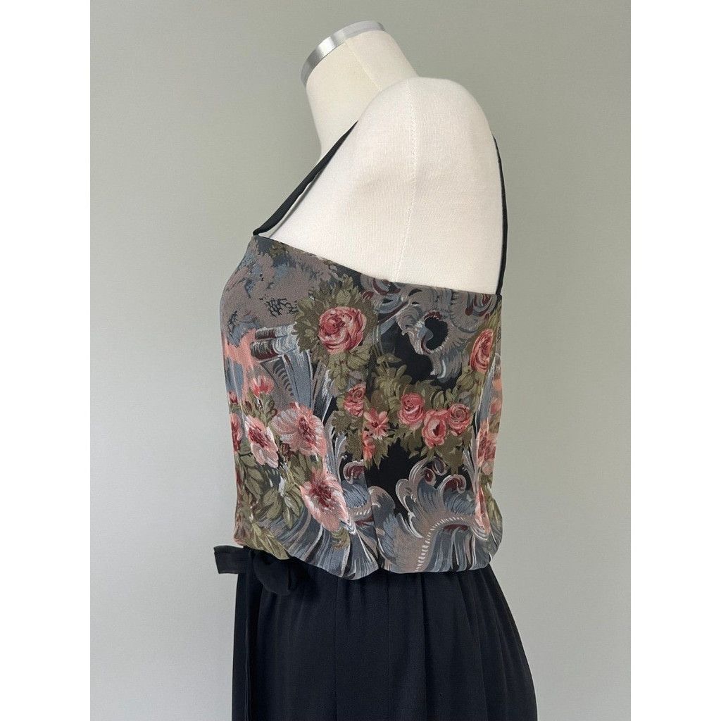 Vintage 1970s Vtg Long Boho Maxi Dress | Matthew Jo.Ed Sophisticates Size L / US 10 / IT 46 - 9 Thumbnail