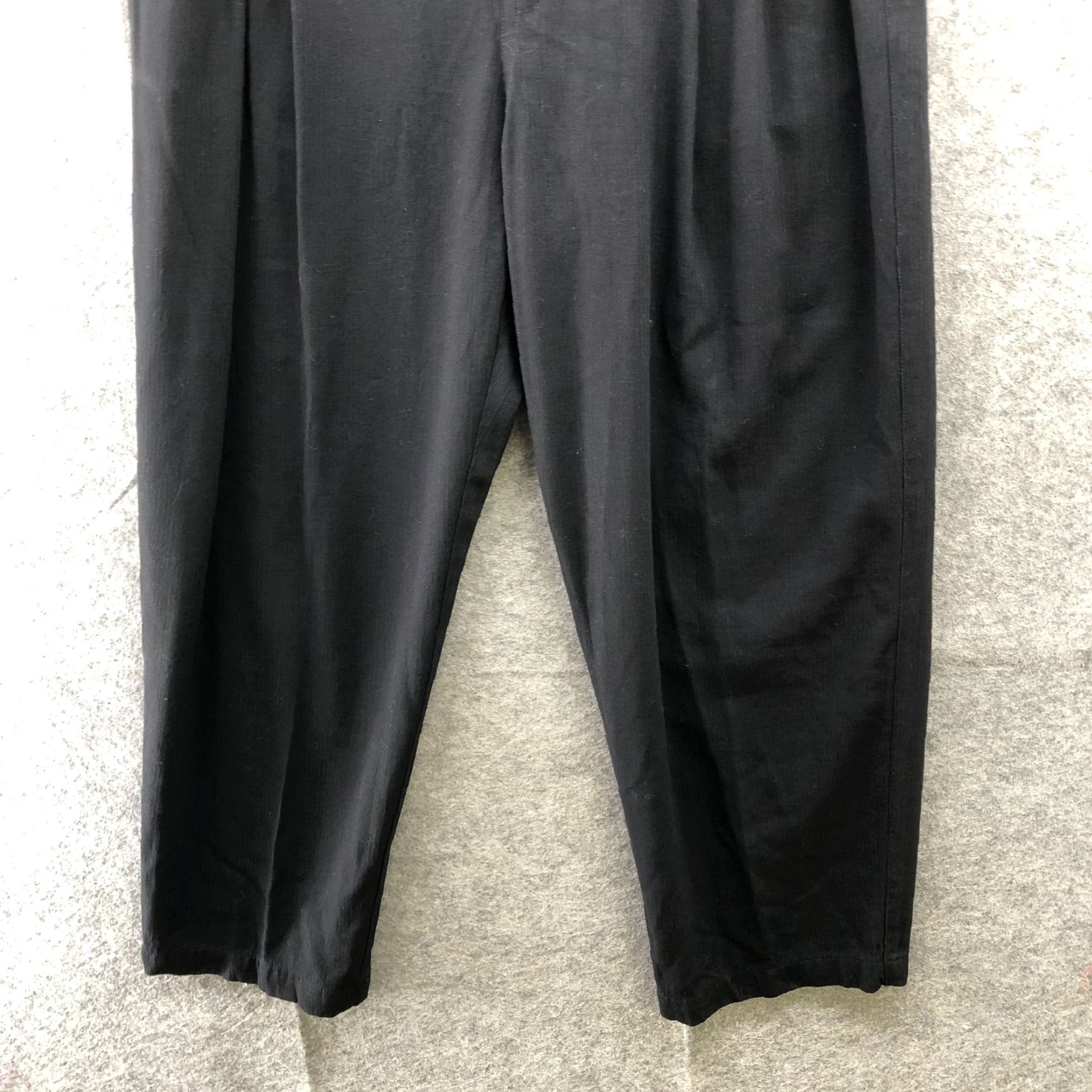 Topshop Topshop Dress Pants Womens Size 8 Black High Waisted Pleated Front Wide-Leg Slacks Size 30" / US 8 / IT 44 - 4 Thumbnail