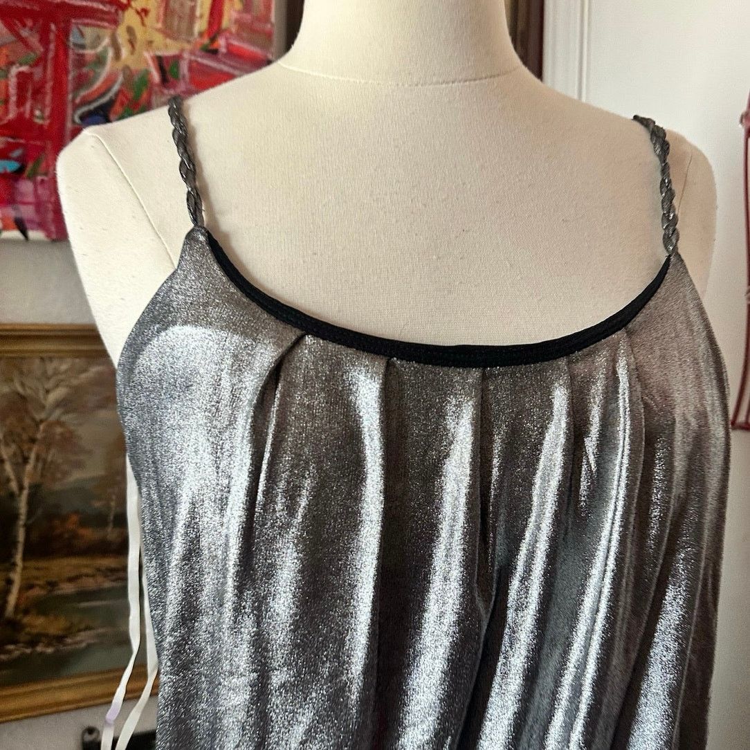 Other inc international concepts wet look gray tank top Size M / US 6-8 / IT 42-44 - 3 Thumbnail