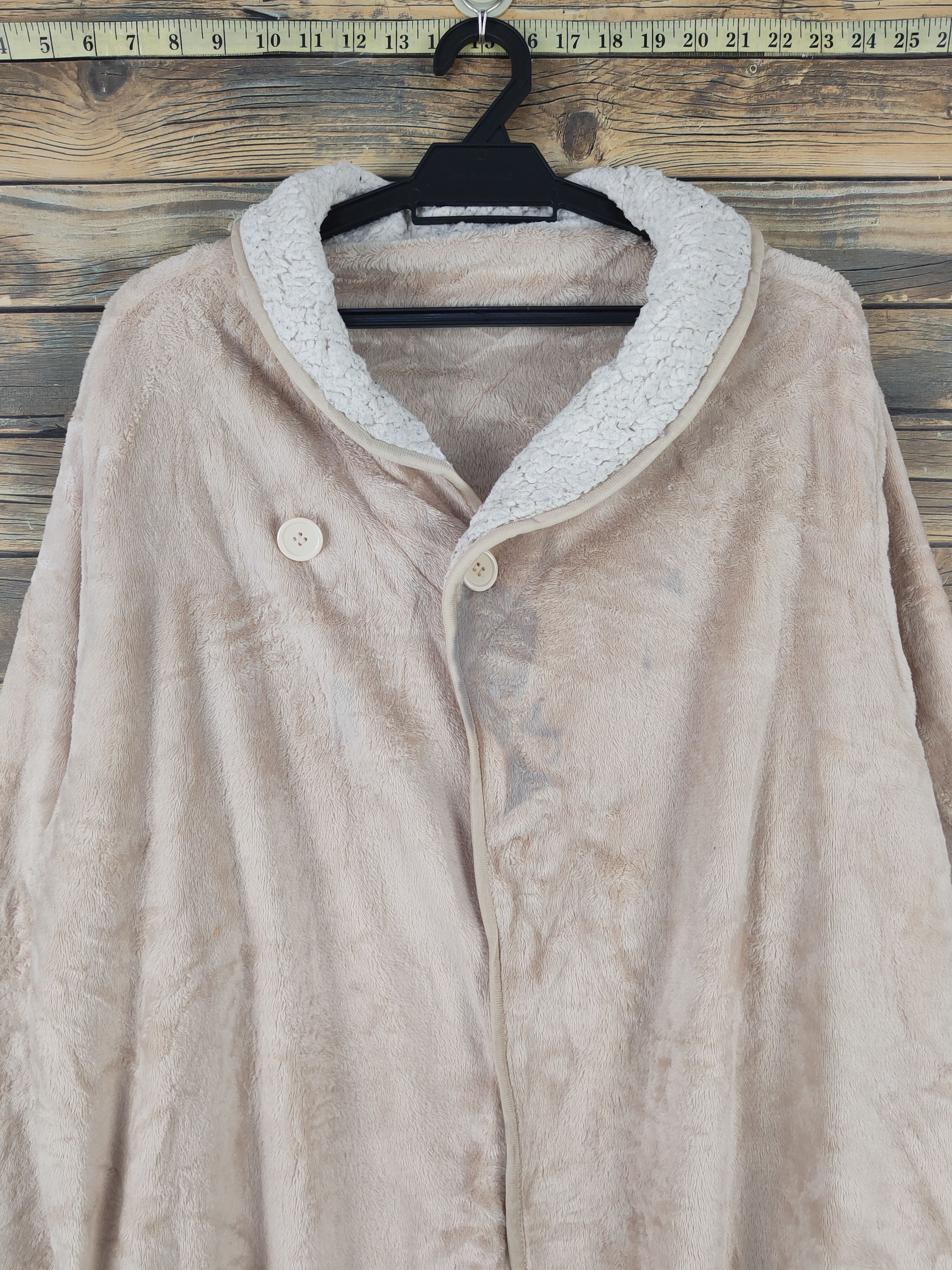 Japanese Brand × TANAKA × Vintage Tanaka Light Brown Fur Mohair Vintage Bathrobe Size L / US 10 / IT 46 - 2 Thumbnail