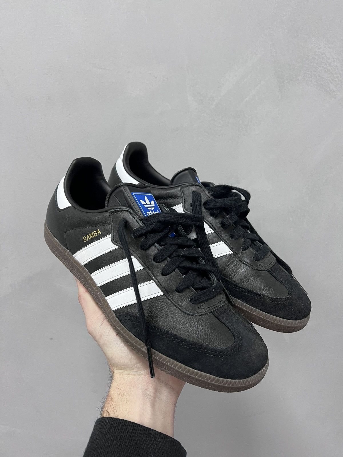 Adidas × Vintage Vintage Adidas Samba Black Sneakers Y2K Size US 9.5 / IT 39.5 - 8 Thumbnail