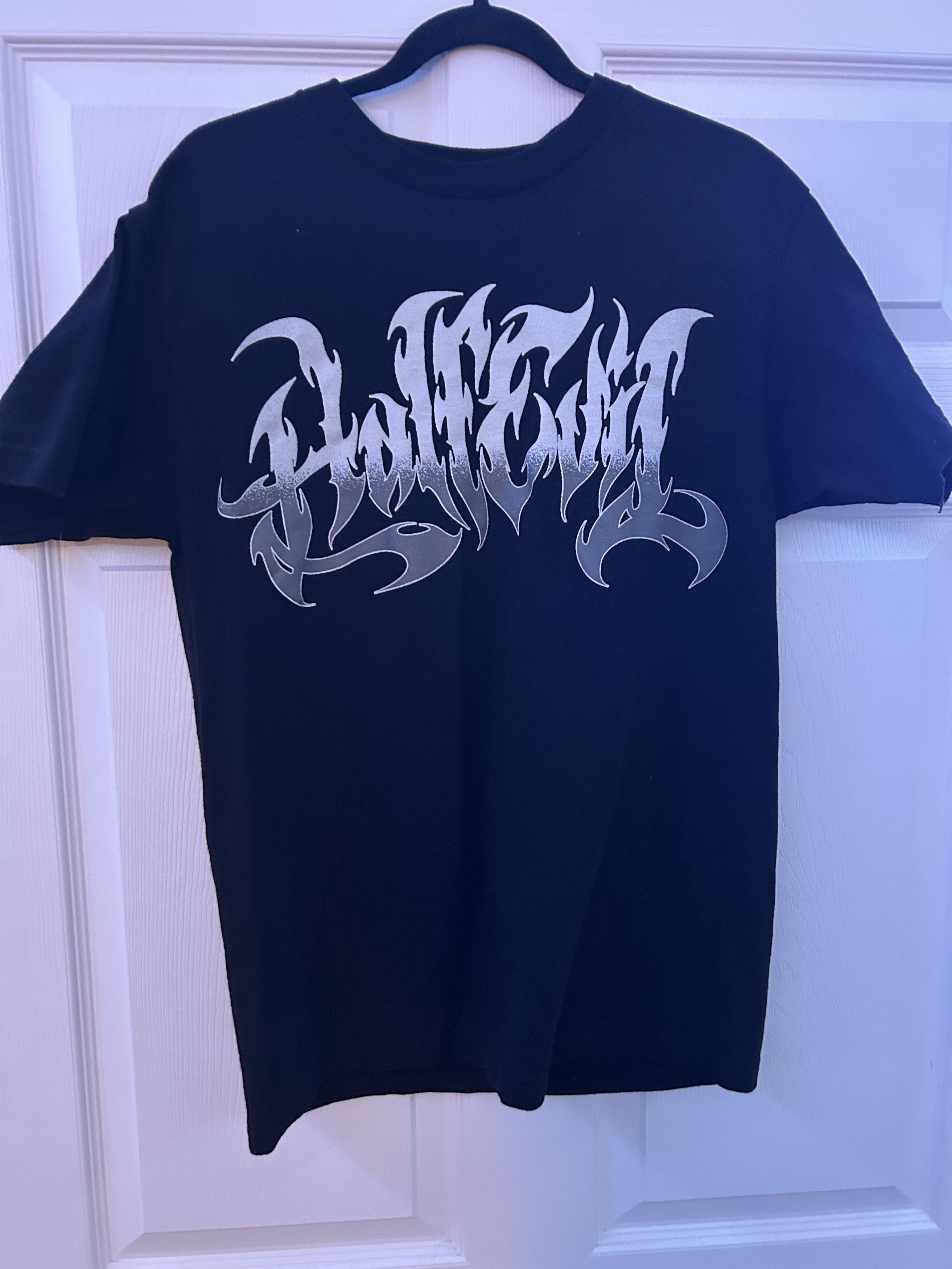 Half Evil Half Evil Black Graphic Logo T-shirt Size US M / EU 48-50 / 2 - 1 Thumbnail
