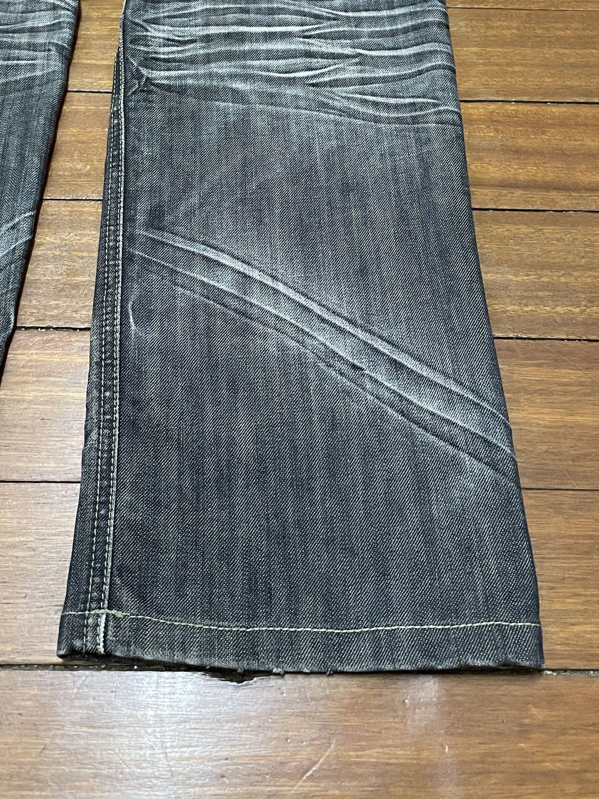 Le Grande Bleu (L.G.B.) Rare Design Vintage Japanese Brand Armand Thiery Jeans 2000s Size US 33 - 8 Thumbnail