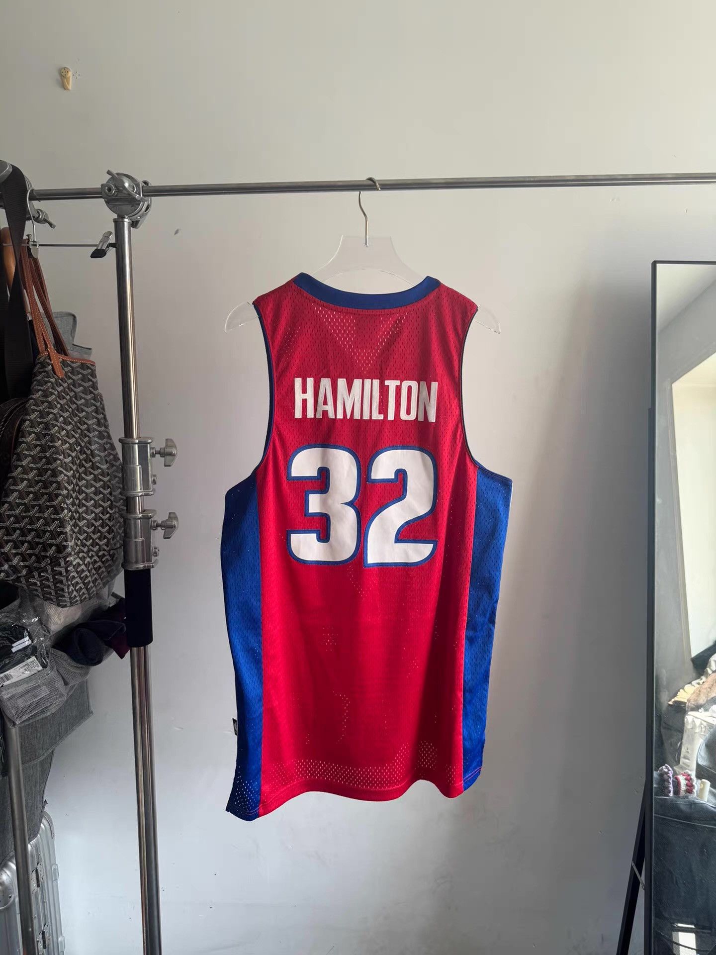 Adidas Adidas Hamilton Pistons Jersey Q17 Size US M / EU 48-50 / 2 - 2 Thumbnail