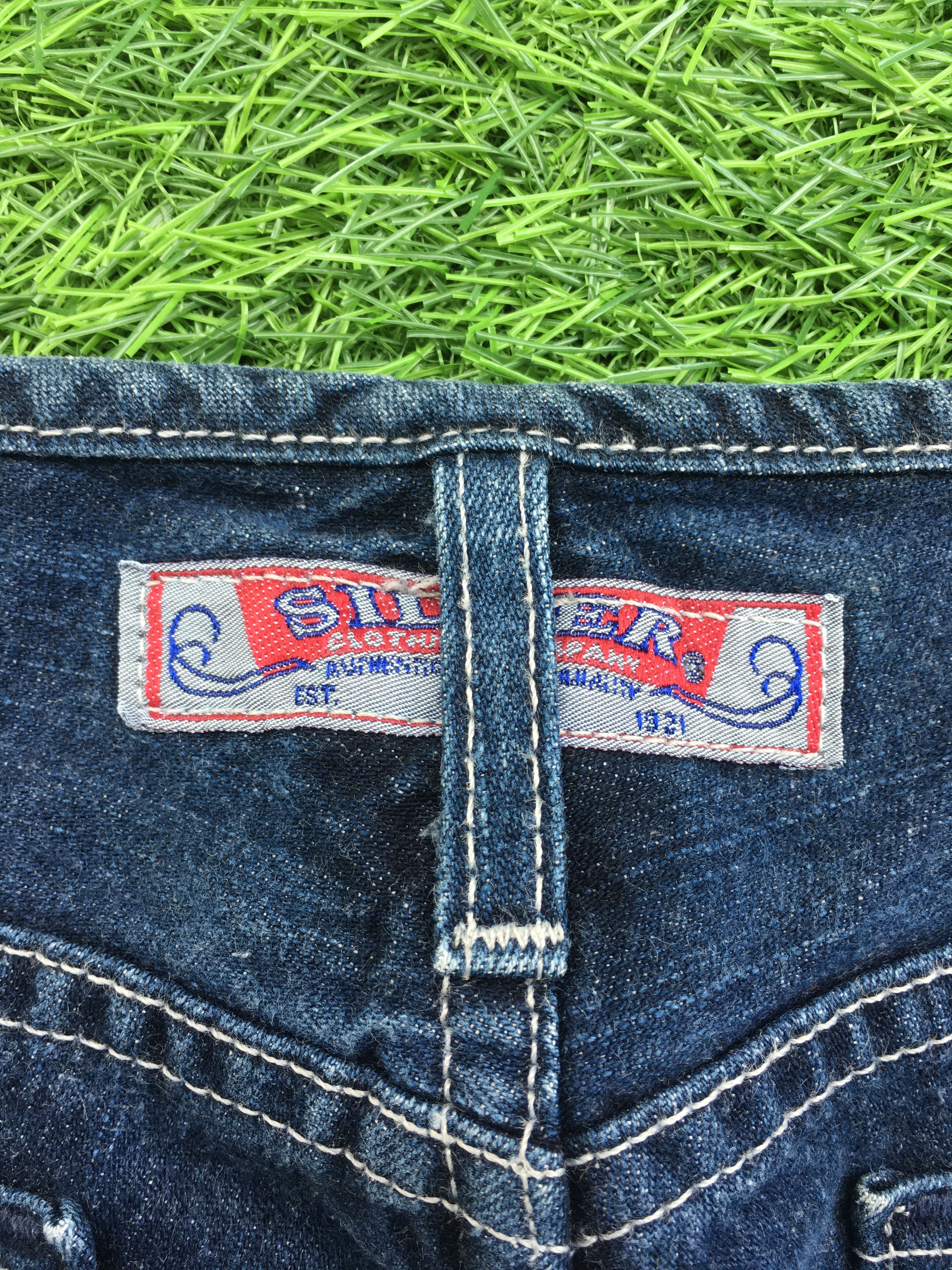 Designer × Silver Jeans Co. Silver Jeans No Waist Flare Jeans D-932 Size 30" / US 8 / IT 44 - 10 Thumbnail