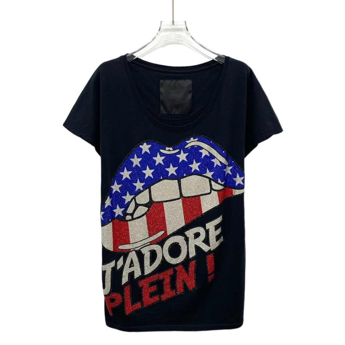 Philipp Plein Philipp Plein Lips Letter Studded Short Sleeve T-Shirt K26WX Size US M / EU 48-50 / 2 - 1 Thumbnail