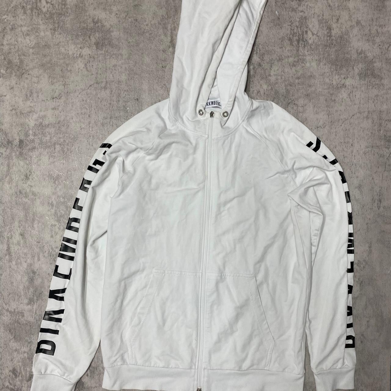 Other White & black zip up hoodie #hoodie Size US L / EU 52-54 / 3 - 1 Thumbnail