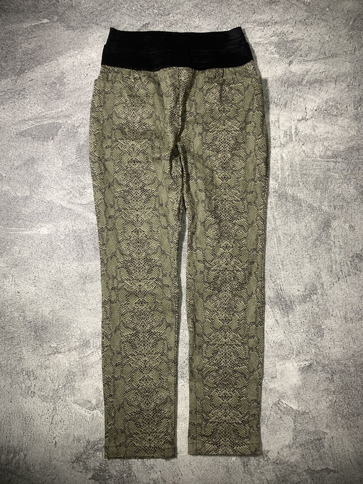 Yohji Yamamoto SNAKESKIN PYTHON LEGGINGS YOHJIYAMAMOTO IFSIXWASNINE STYLE Size US 30 / EU 46 - 13 Thumbnail