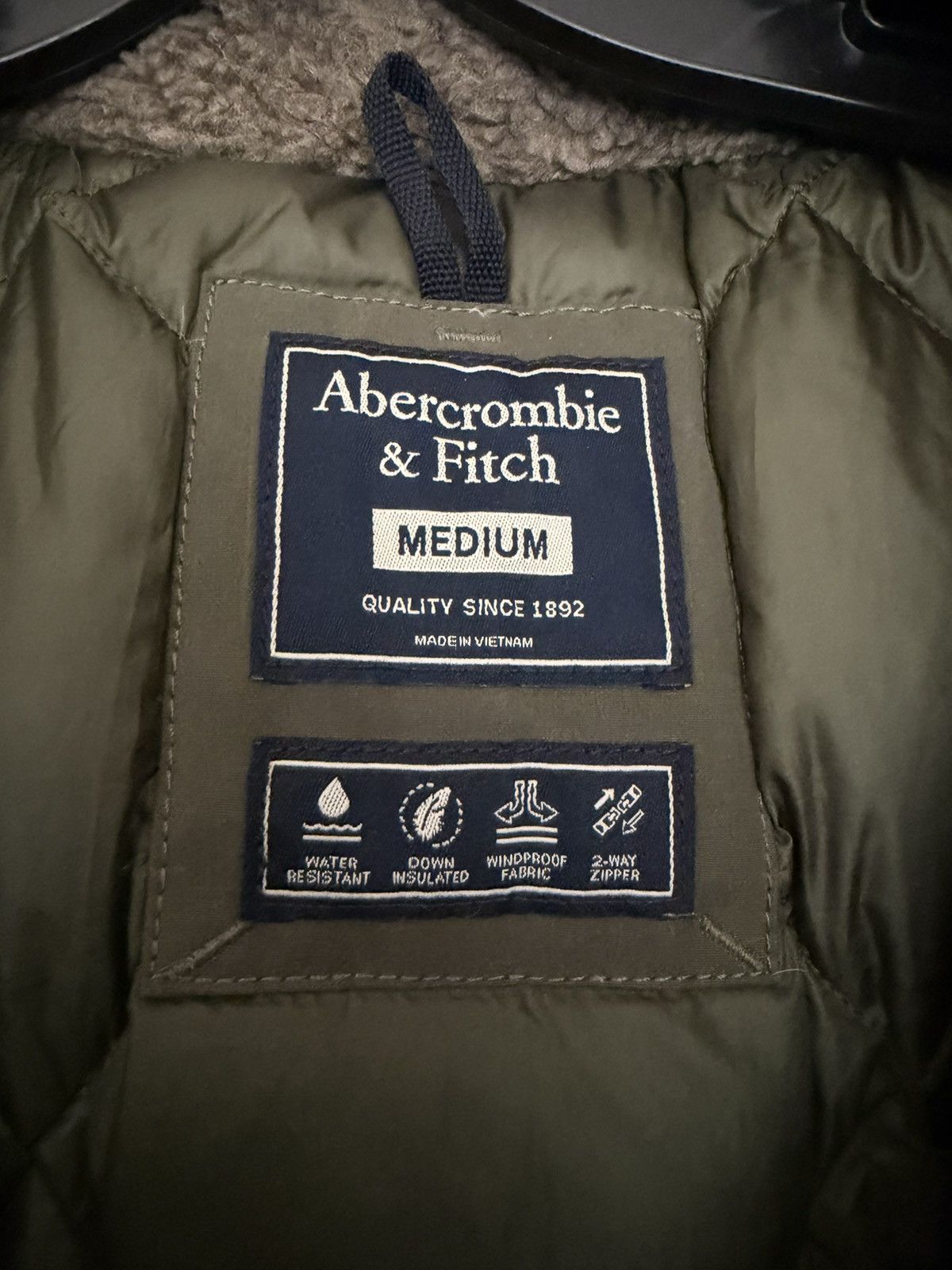 Abercrombie & Fitch Abercrombie & Fitch Olive Parka Jacket (Down Insulated) Size US M / EU 48-50 / 2 - 3 Thumbnail